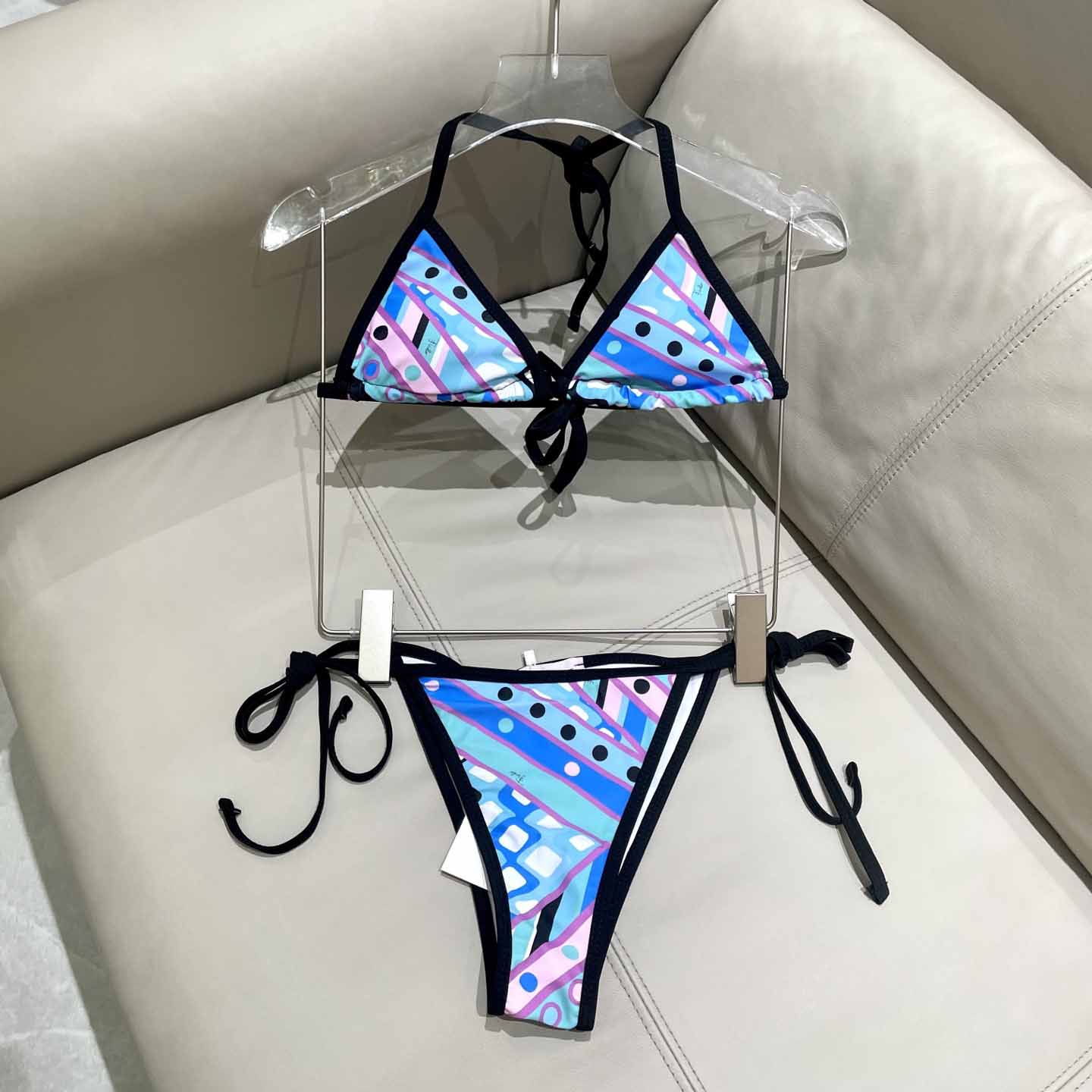 Pucci Iride-Print Bikini Top And Bikini Briefs - EUR FASHION