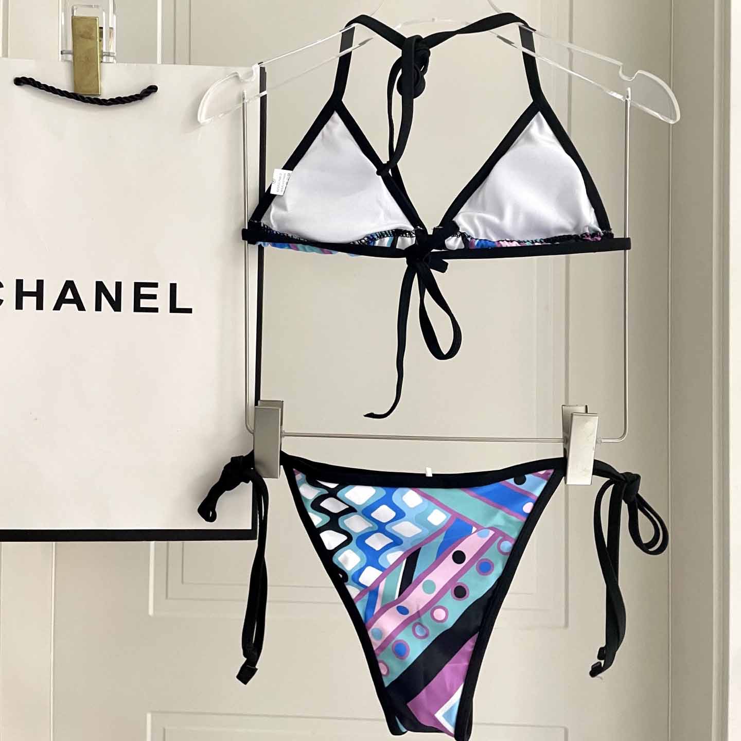 Pucci Iride-Print Bikini Top And Bikini Briefs - EUR FASHION