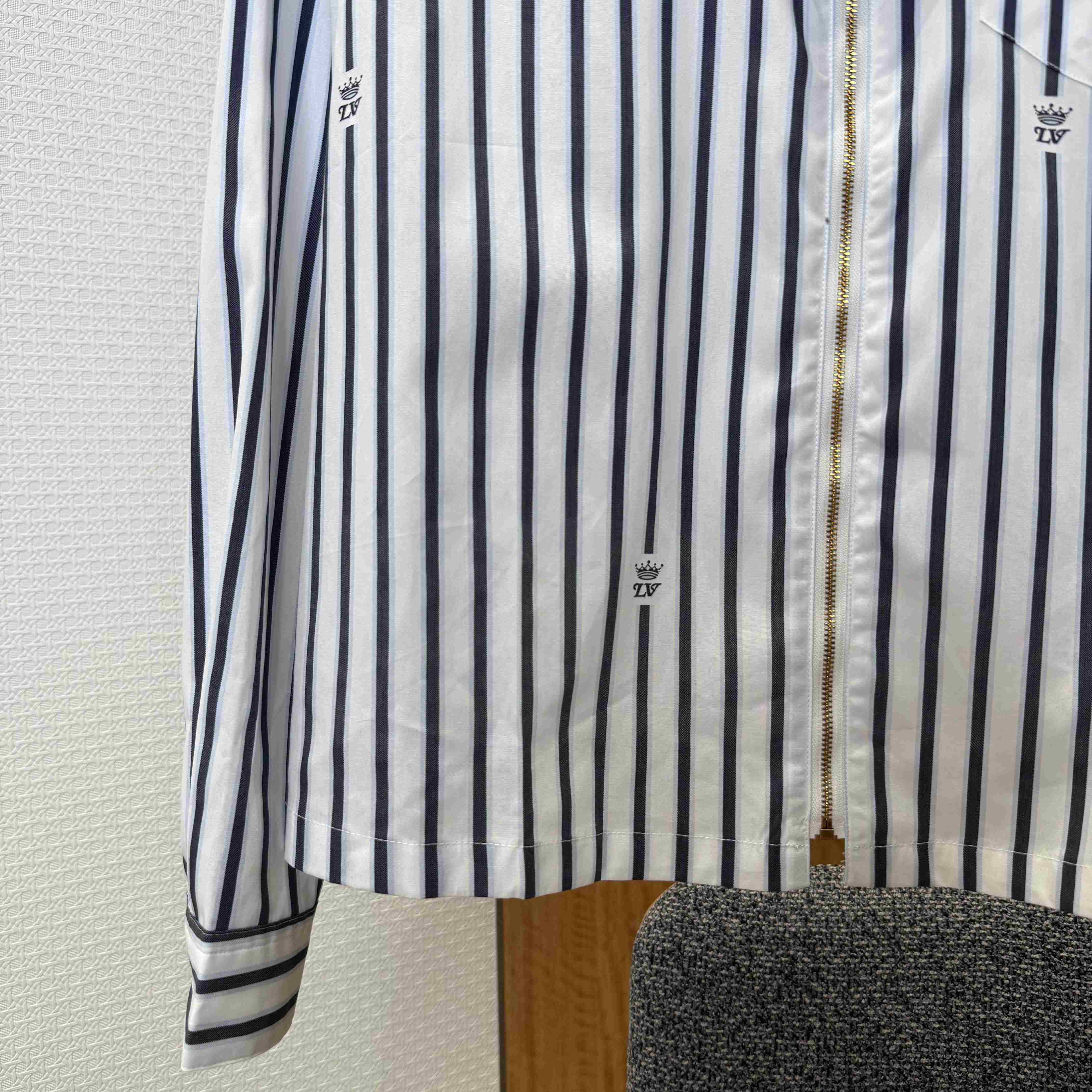 Louis Vuitton Long-Sleeved Zip-Up Shirt    1AIKA2 - EUR FASHION