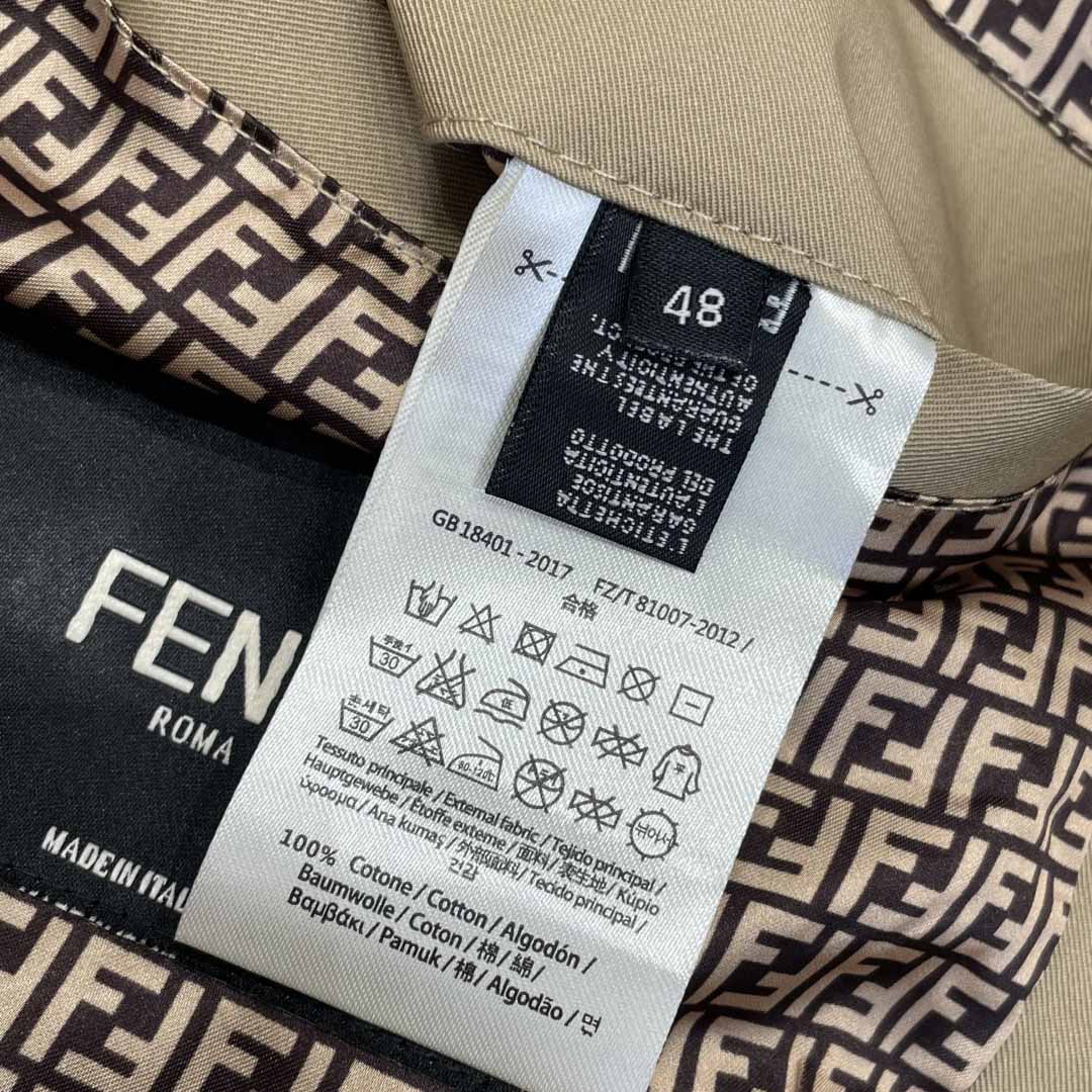Fendi Beige Gabardine Blouson - EUR FASHION