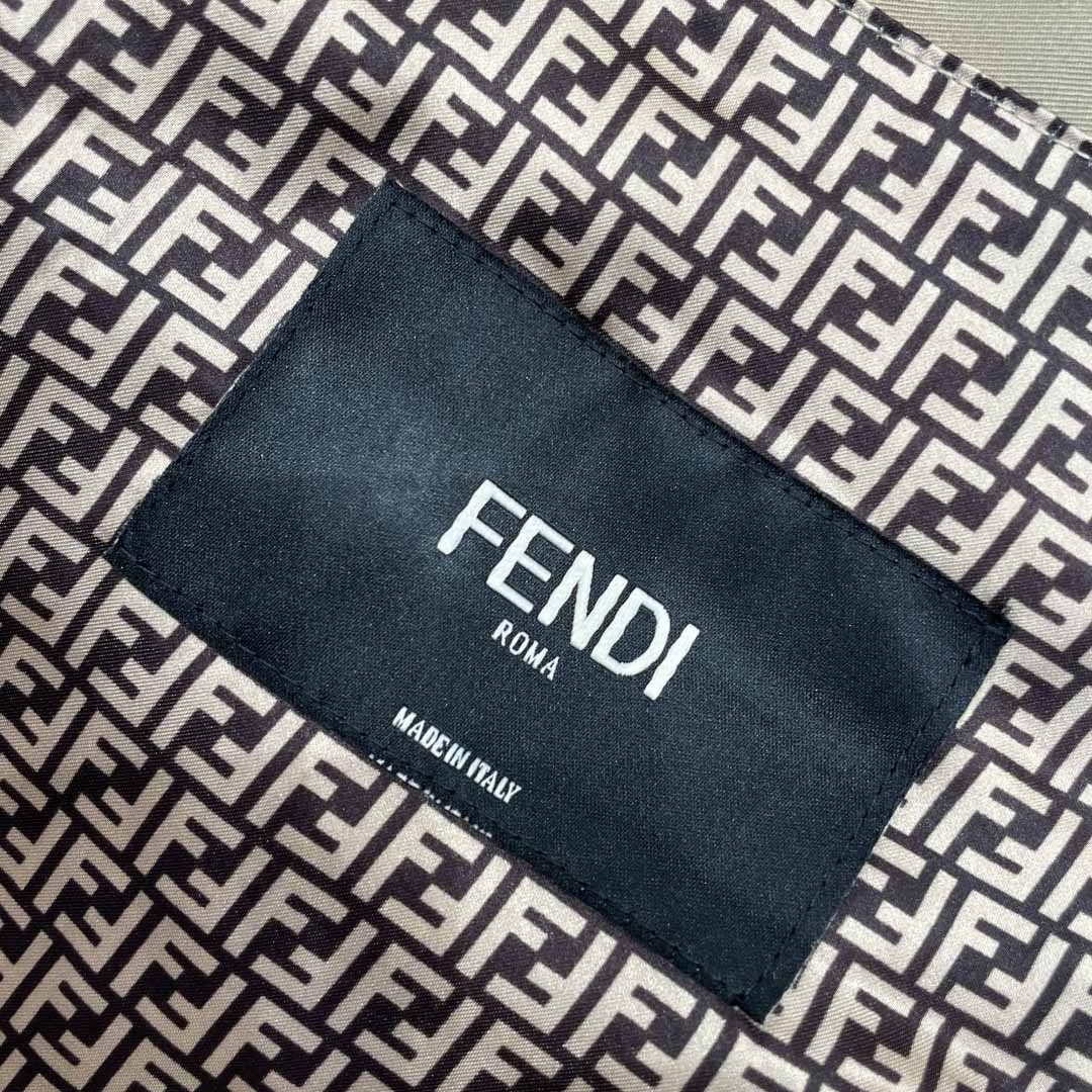 Fendi Beige Gabardine Blouson - EUR FASHION