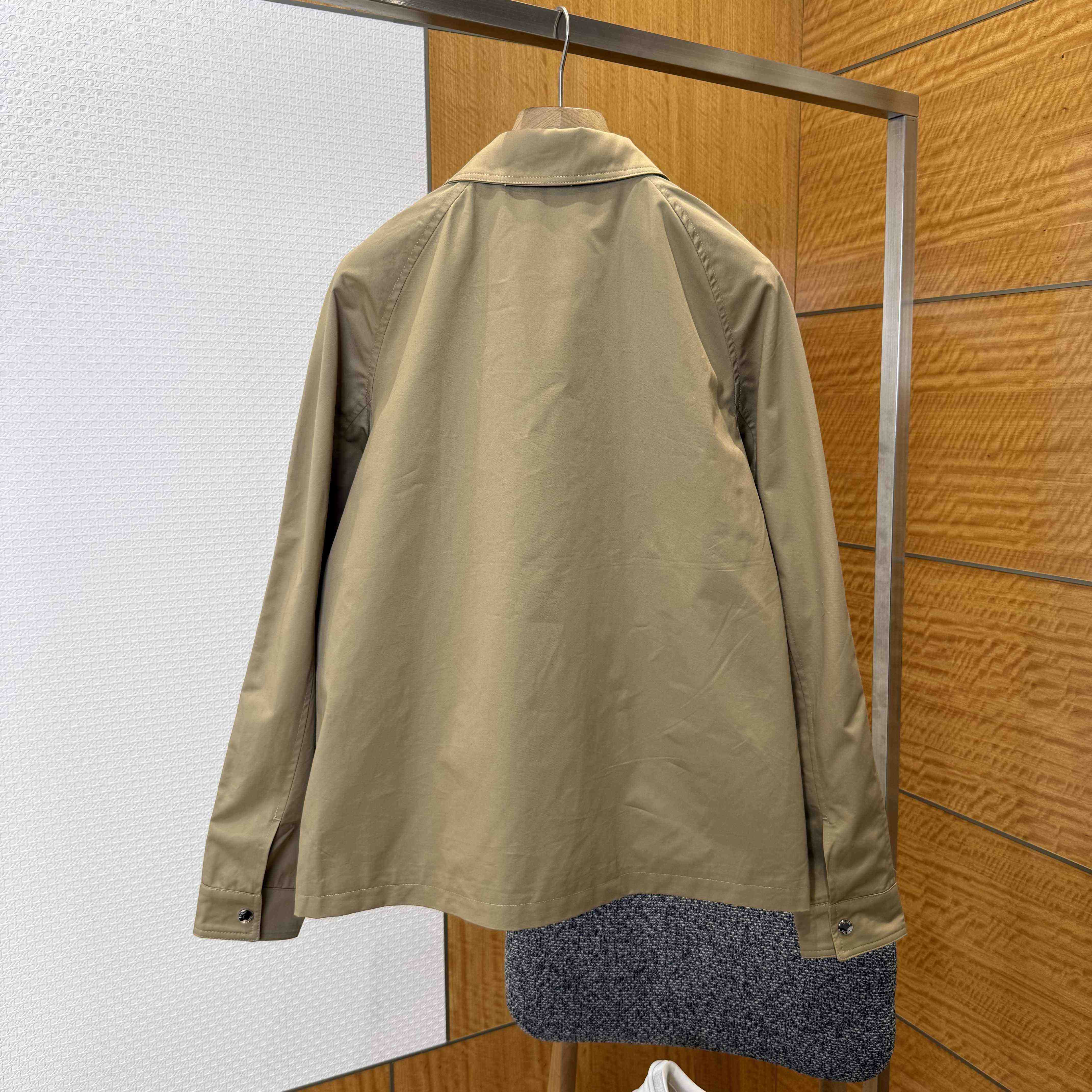 Fendi Beige Gabardine Blouson - EUR FASHION
