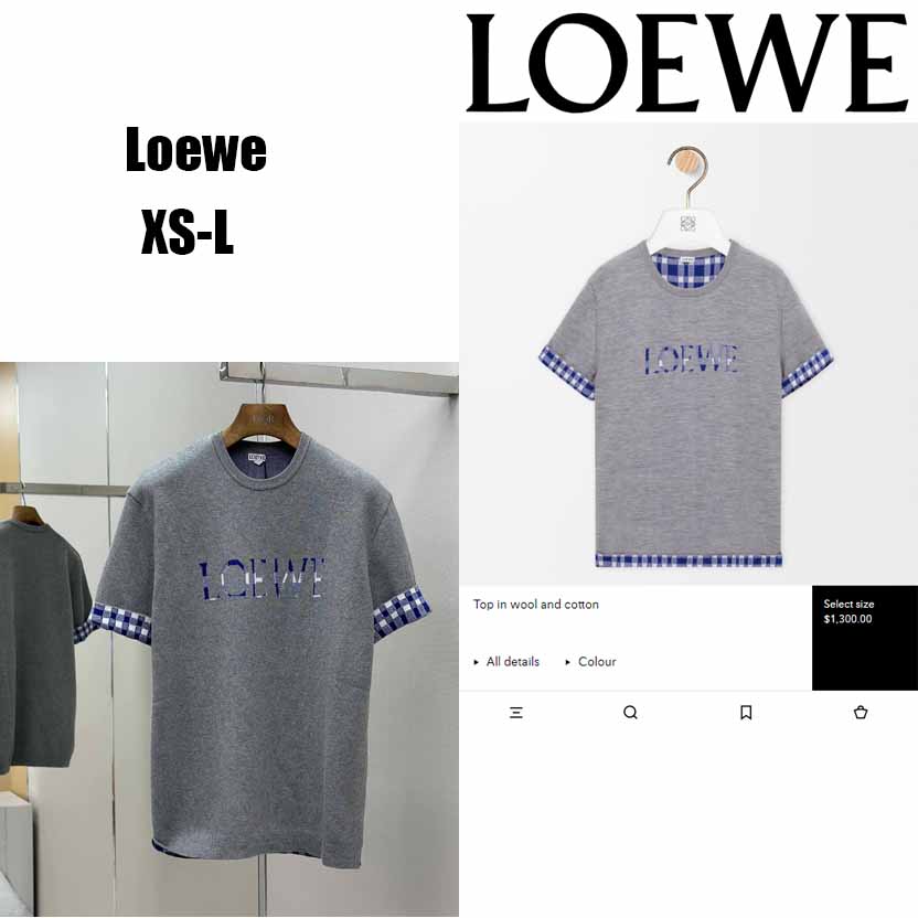 Loewe Top In Wool And Cotton - EUR FASHION