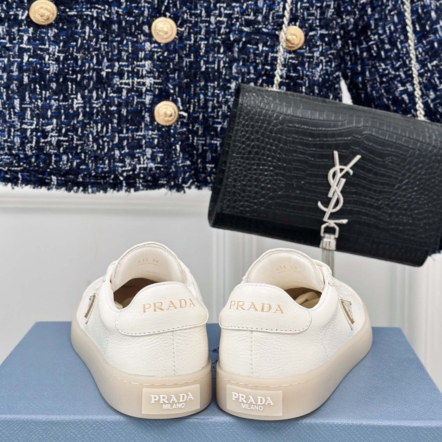 Prada Leather Sneaker - EUR FASHION