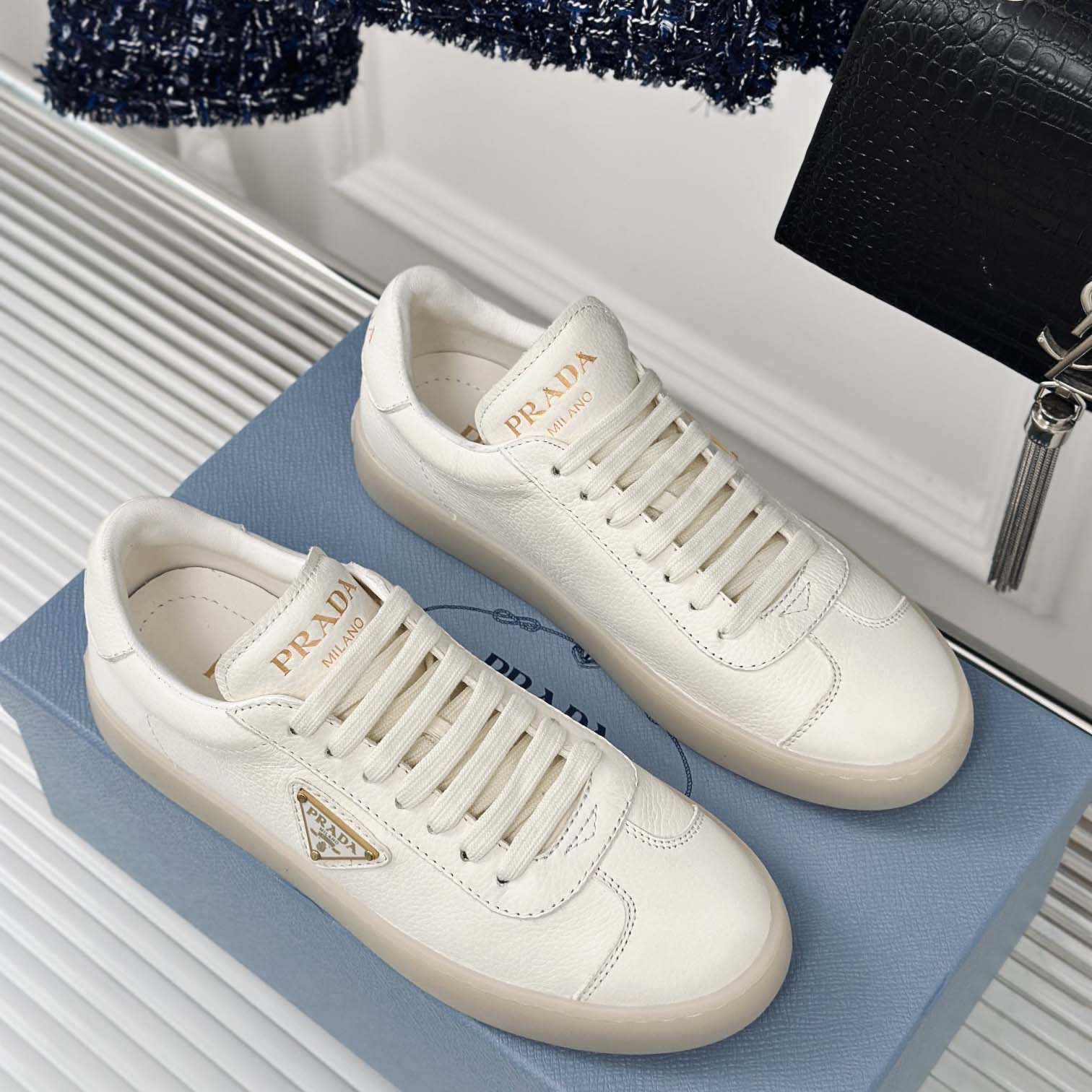 Prada Leather Sneaker - EUR FASHION