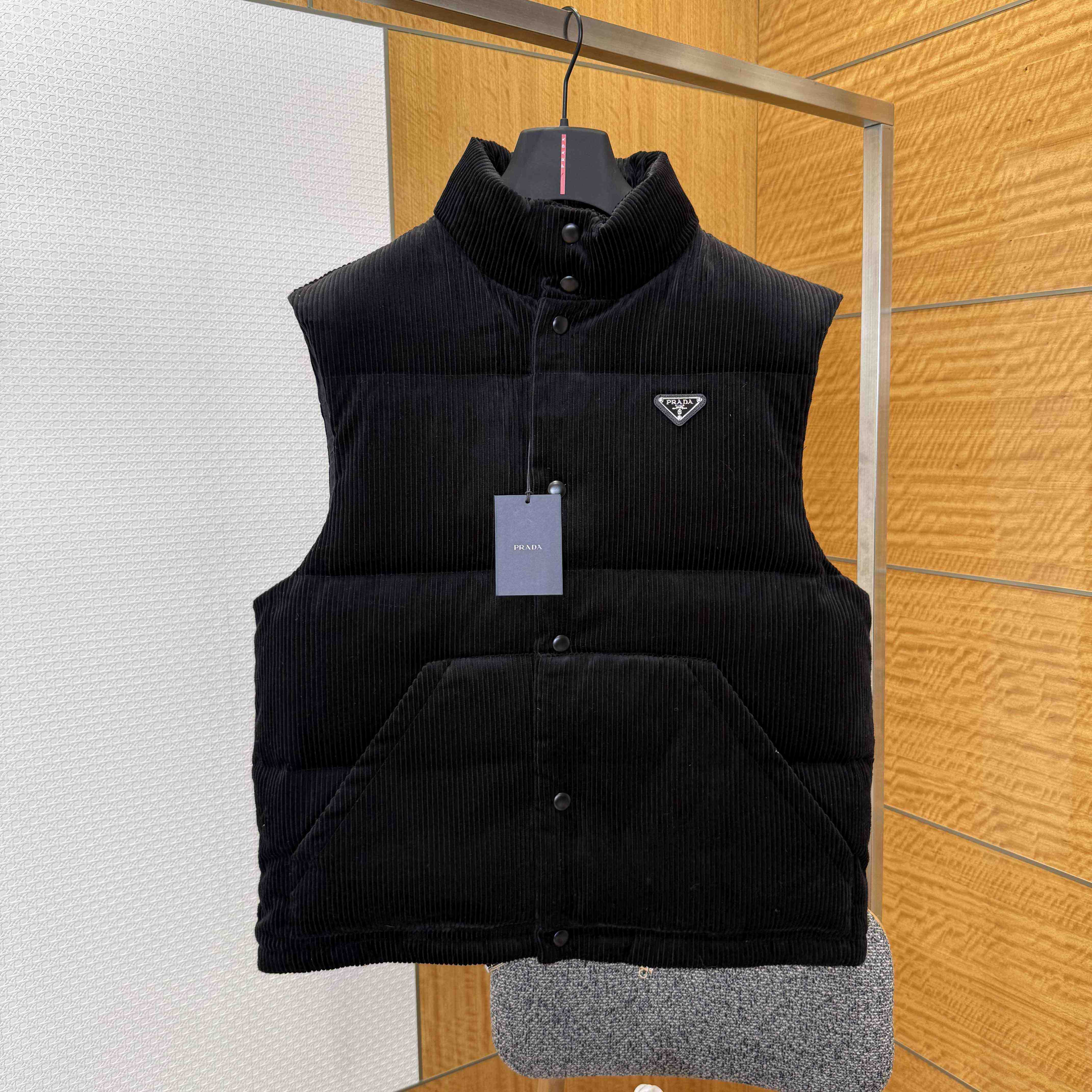 Prada Corduroy Gilet - EUR FASHION