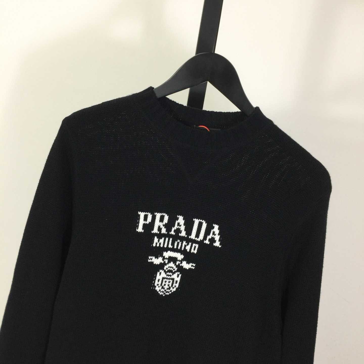 Prada Wool and cashmere crew-neck sweater - EUR FASHION