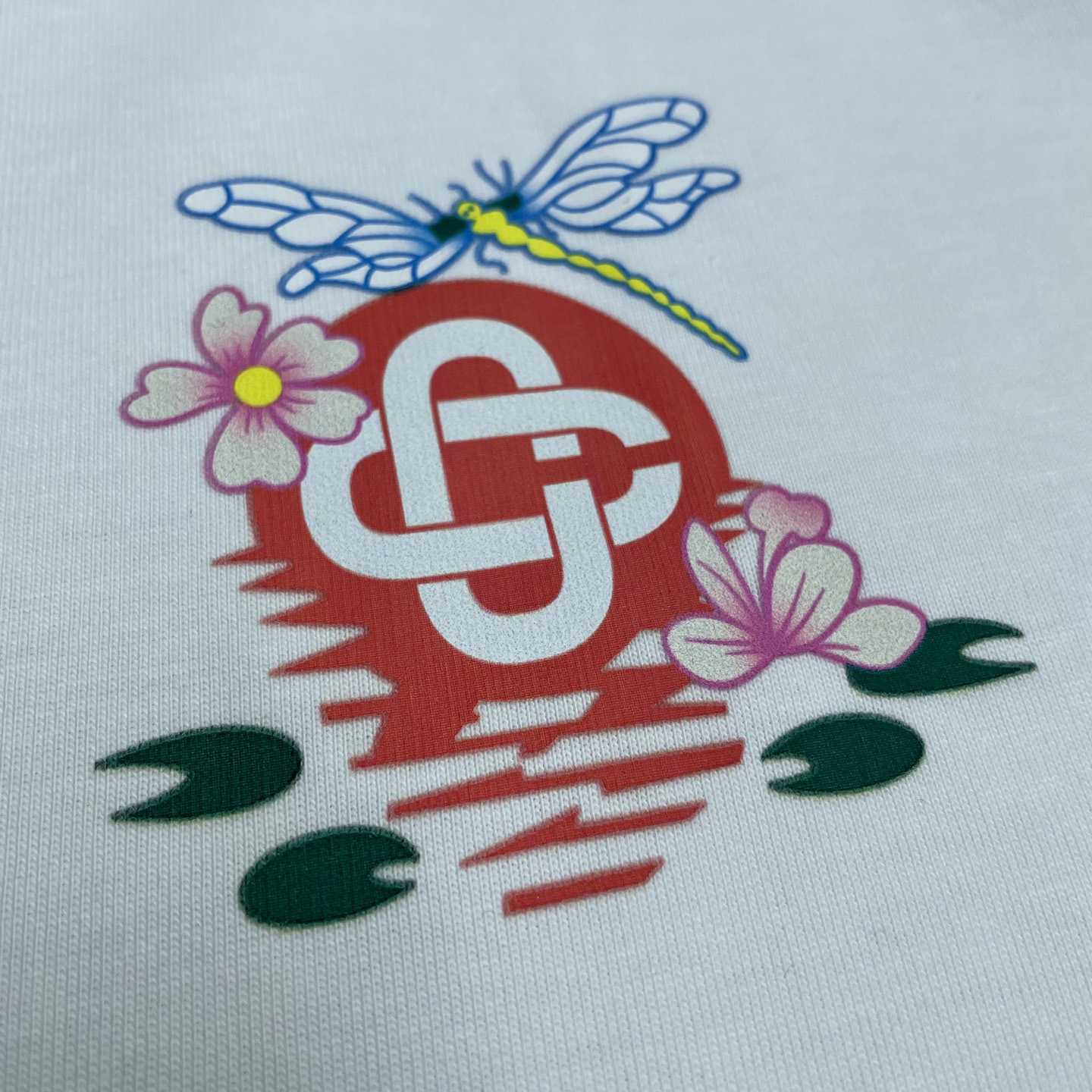 Casablanca Dragonfly Floral T-shirt   C1087 - EUR FASHION