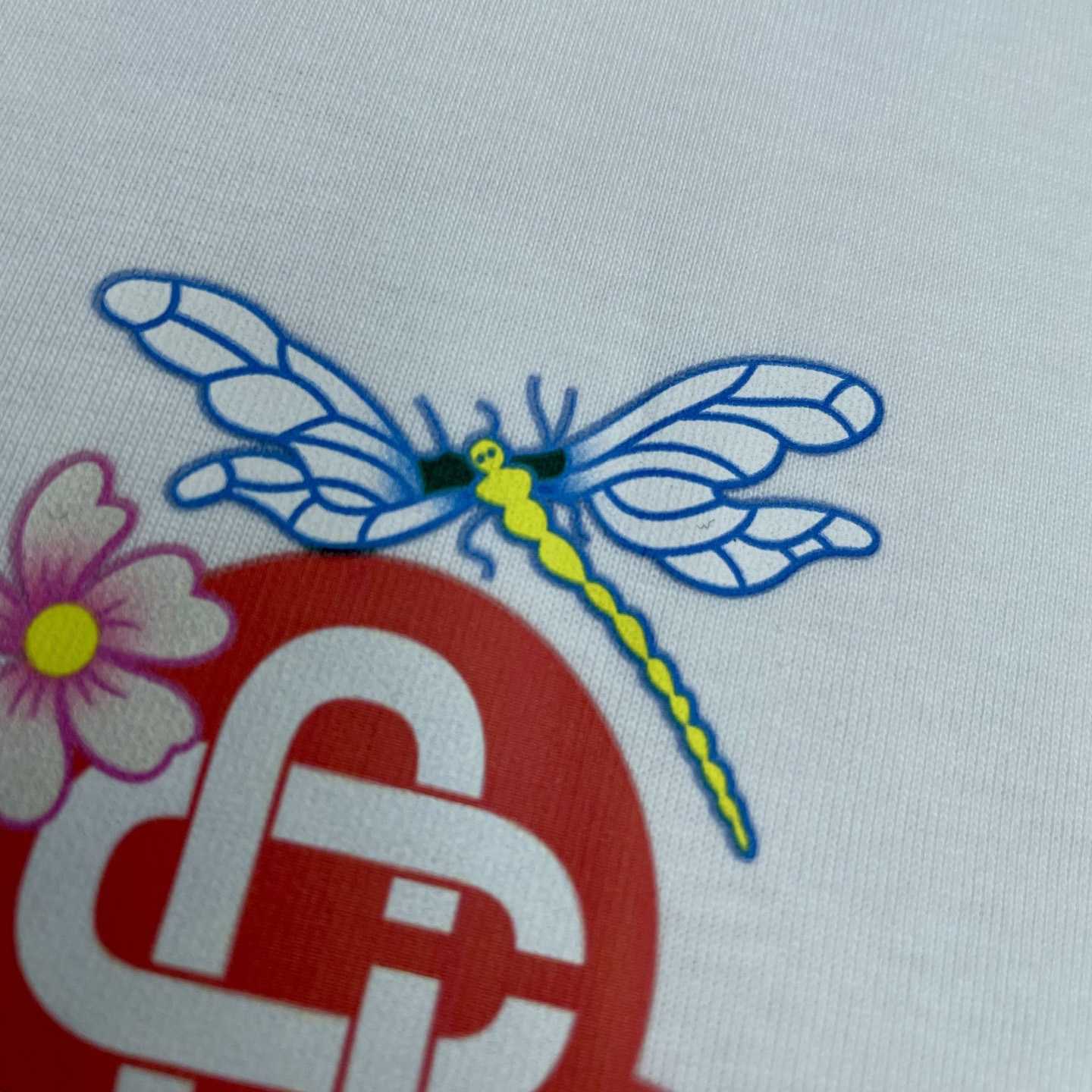 Casablanca Dragonfly Floral T-shirt   C1087 - EUR FASHION