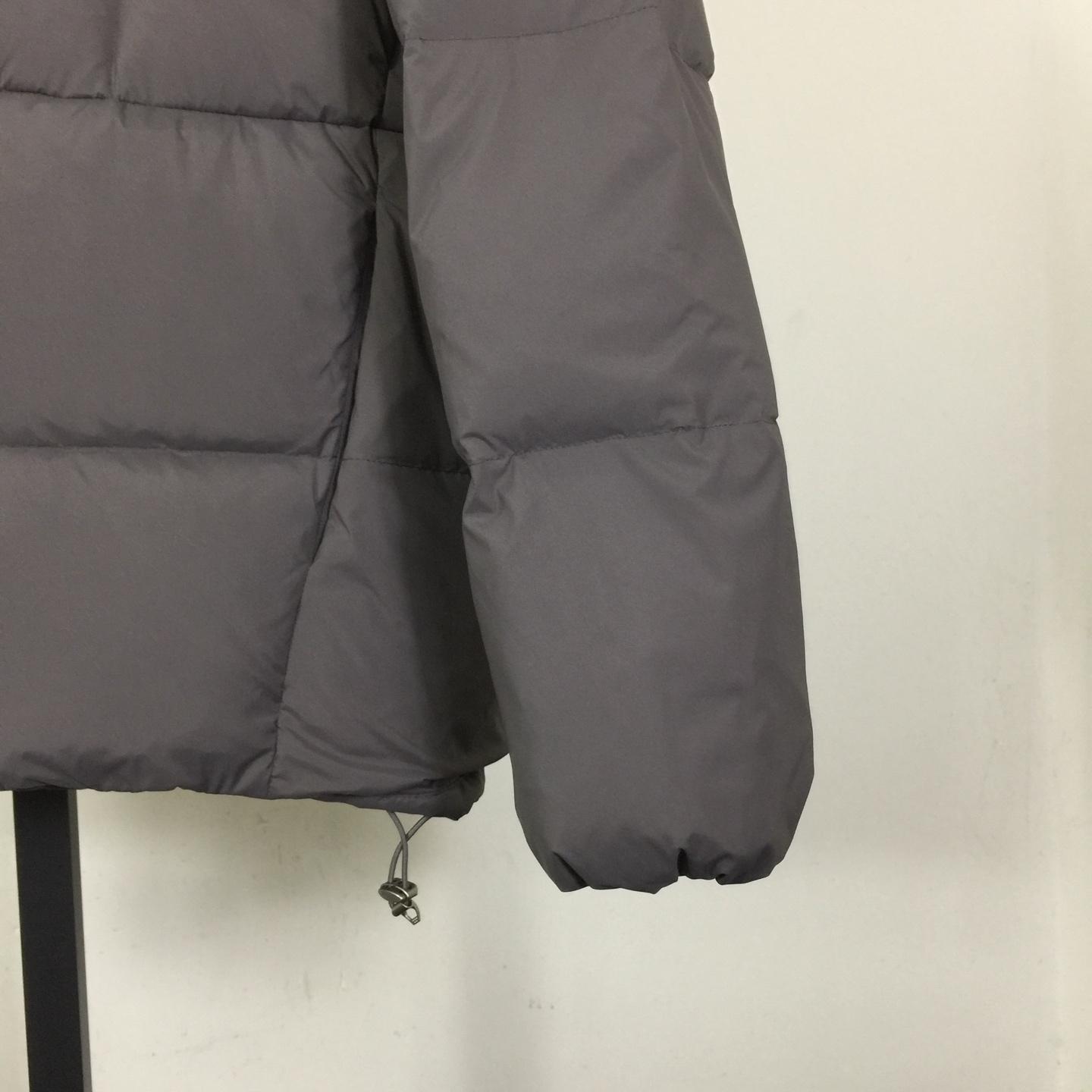 Moncler Fusain Hooded Short Down Jacket - EUR FASHION