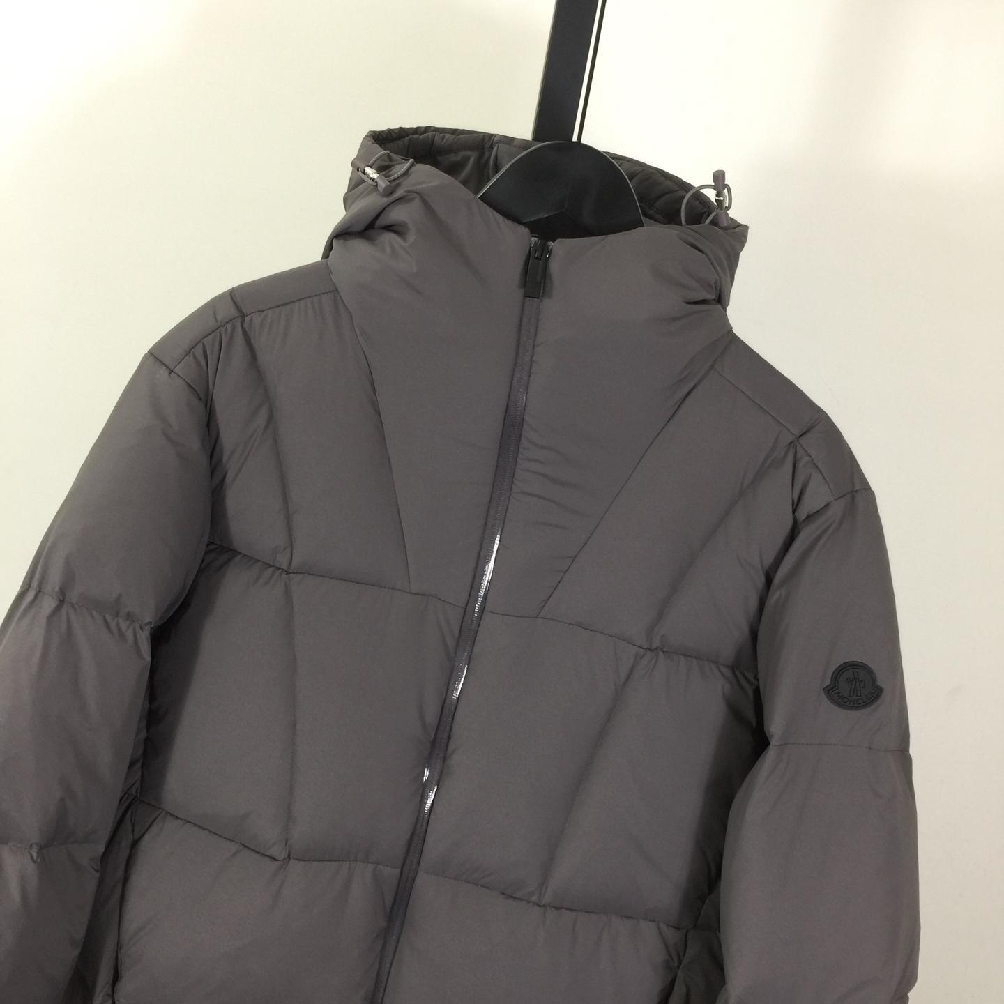 Moncler Fusain Hooded Short Down Jacket - EUR FASHION