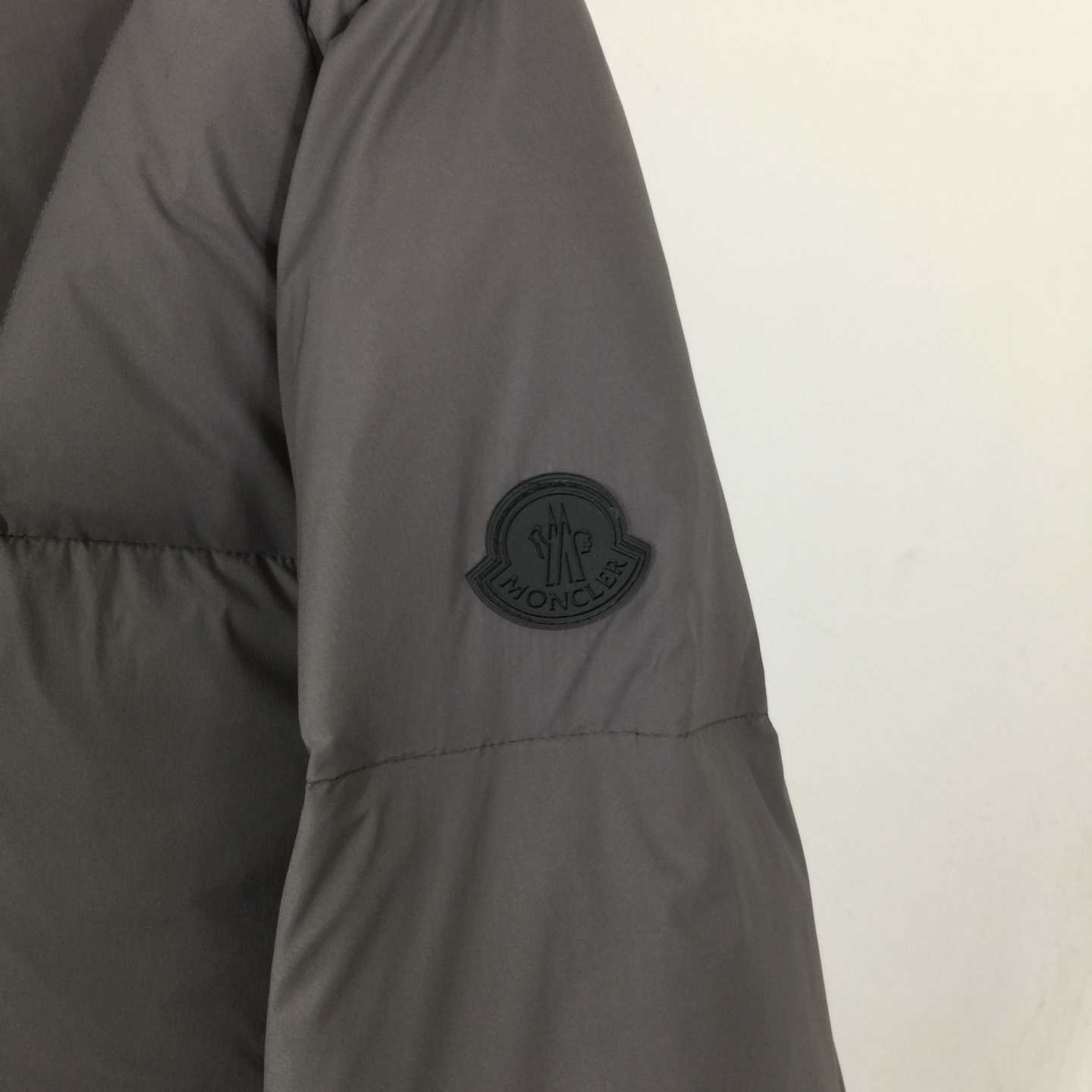 Moncler Fusain Hooded Short Down Jacket - EUR FASHION