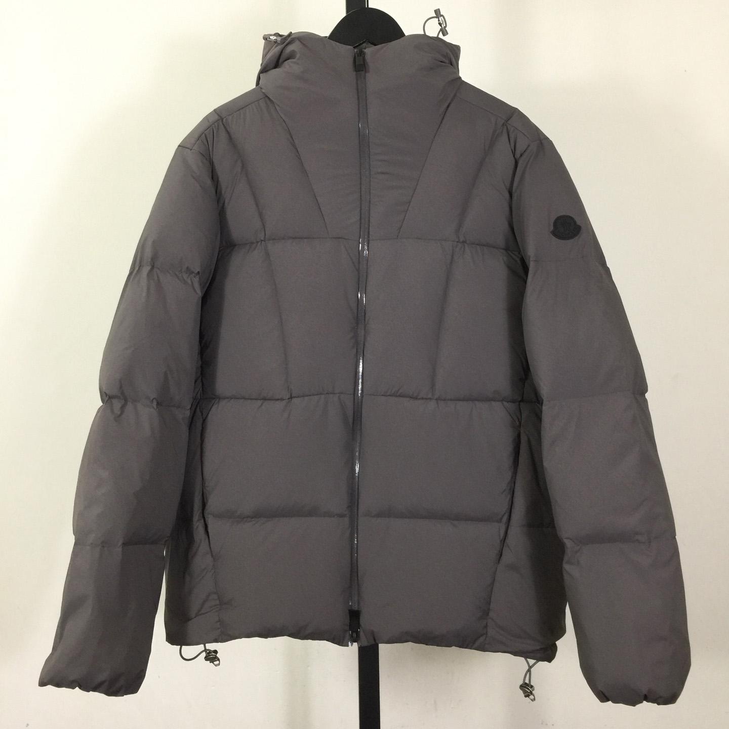 Moncler Fusain Hooded Short Down Jacket - EUR FASHION