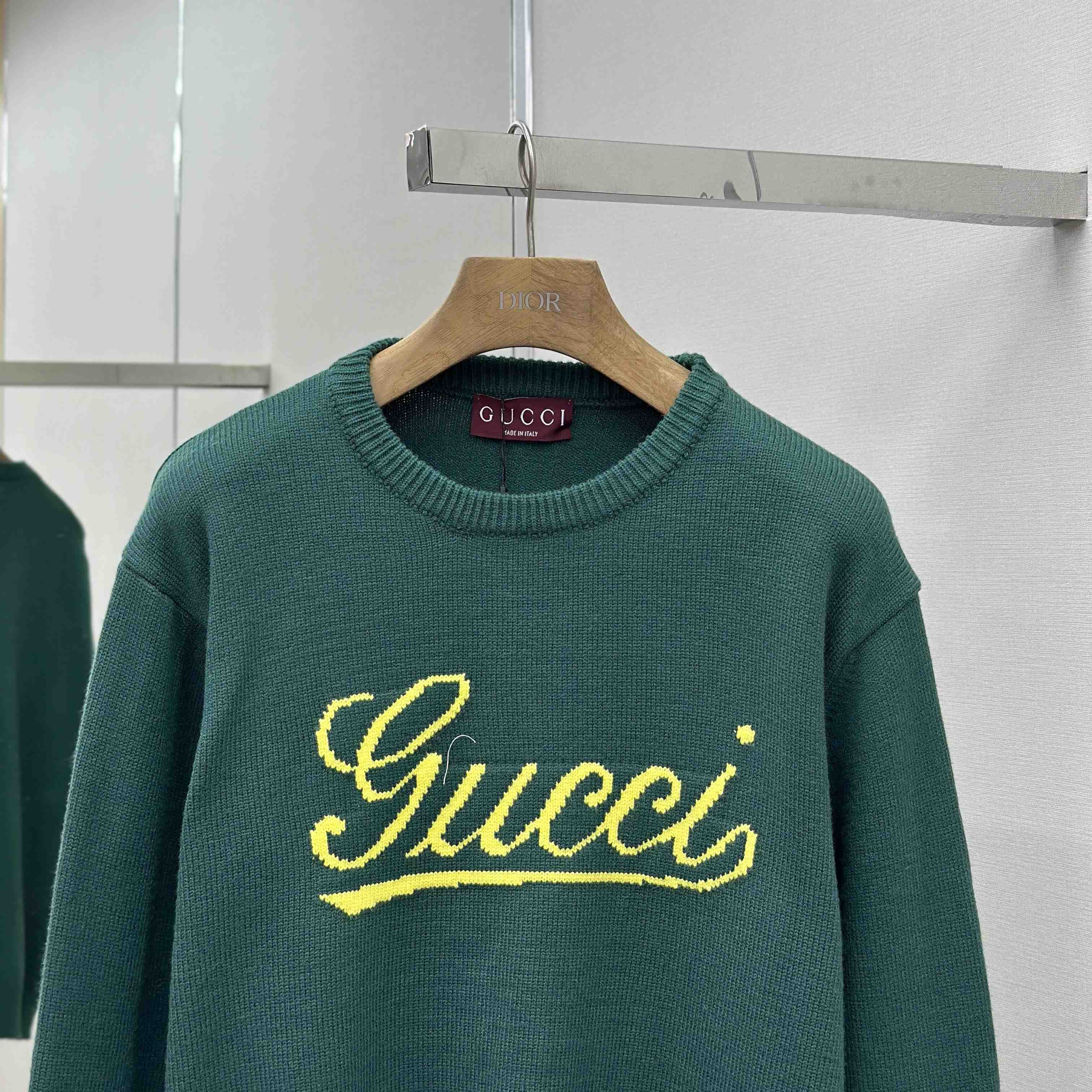 Gucci Knit Wool Sweater With Intarsia - EUR FASHION