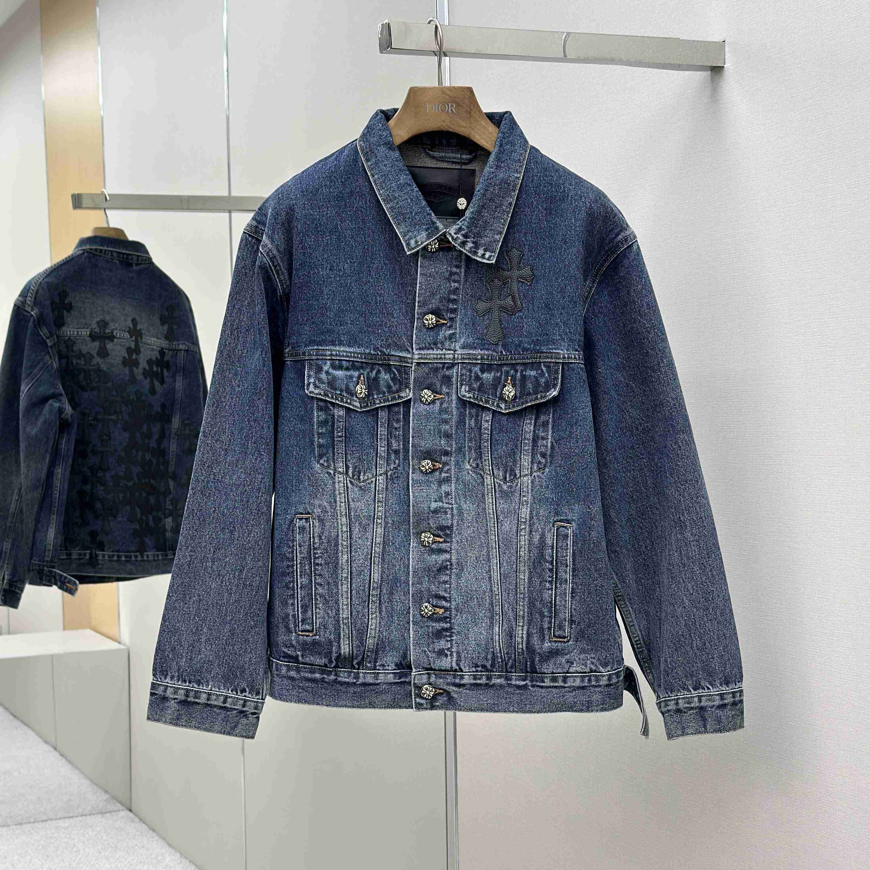 Chrome Hearts Denim Jacket - EUR FASHION