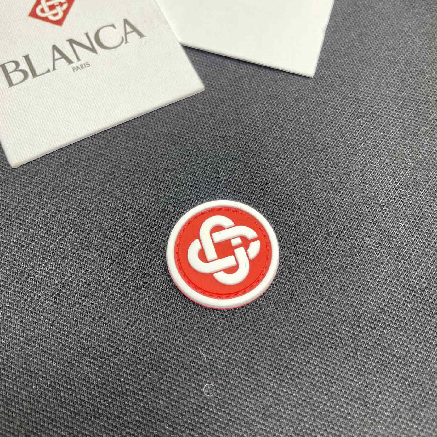 Casablanca Laurel Pique Short Sleeve Polo Shirt    c1098 - EUR FASHION