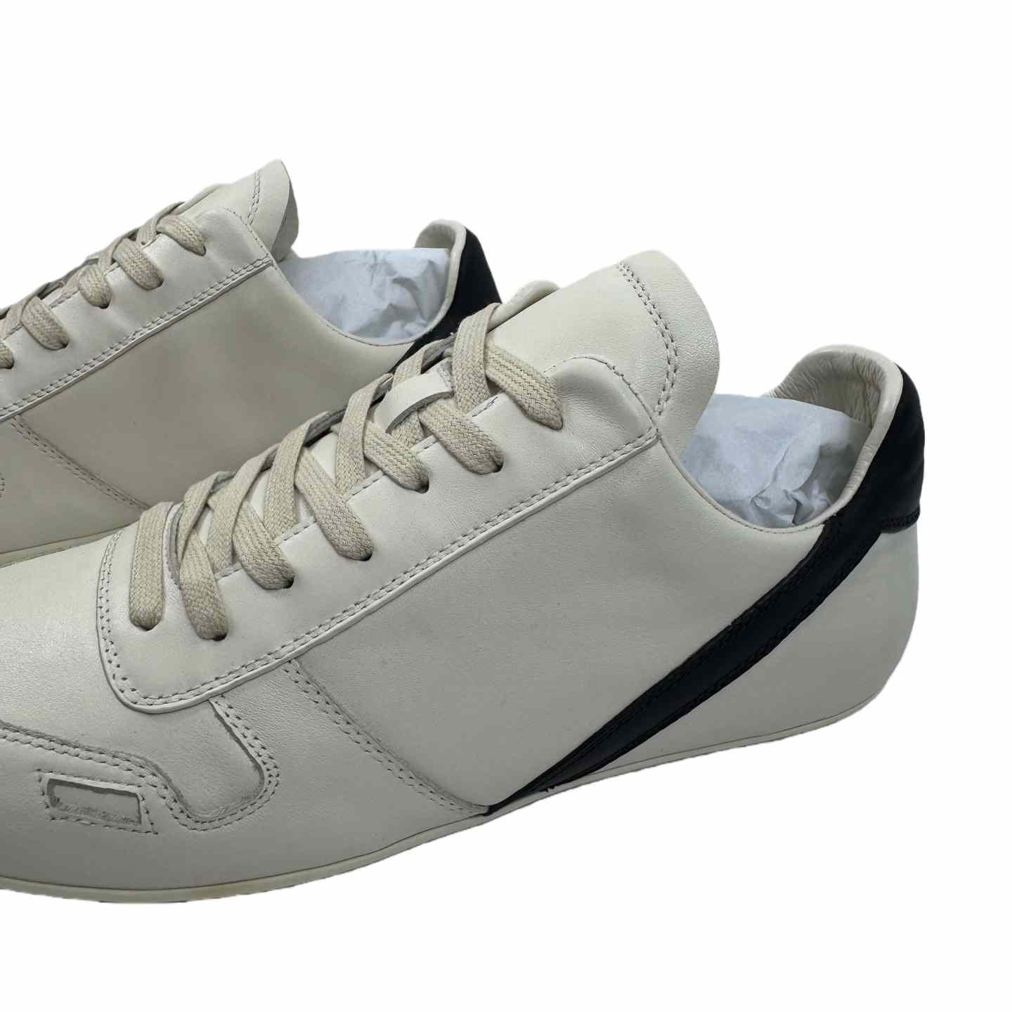 Rick Owens Minimal Sneak Leather Panel Sneakers - EUR FASHION