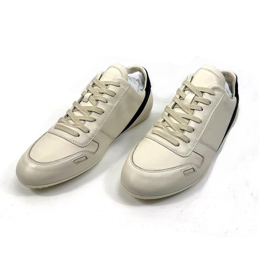 Rick Owens Minimal Sneak Leather Panel Sneakers - EUR FASHION