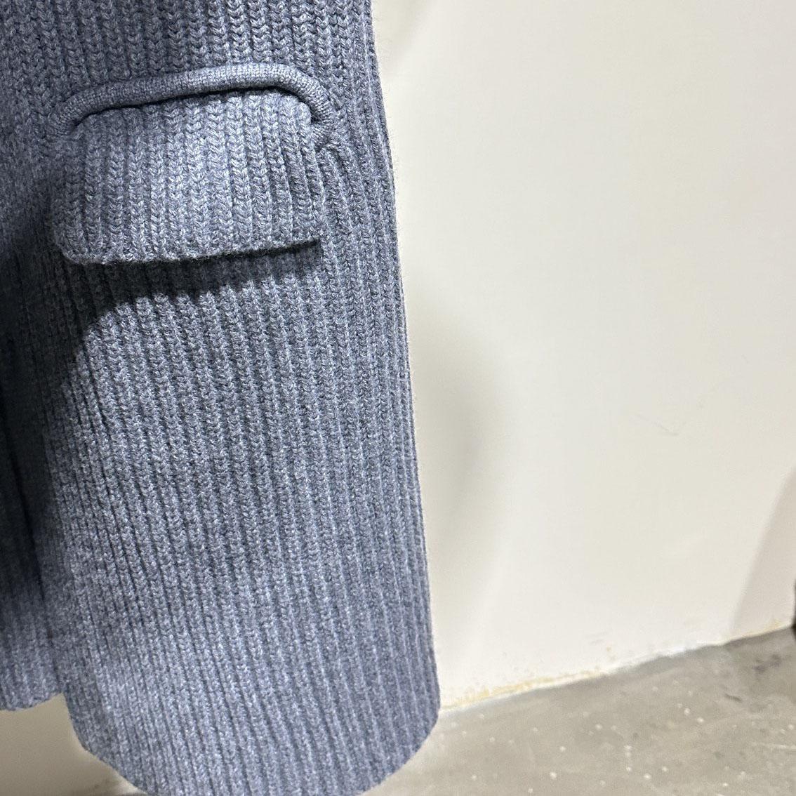 Bottega Veneta Felted Wool Knitted Coat - EUR FASHION