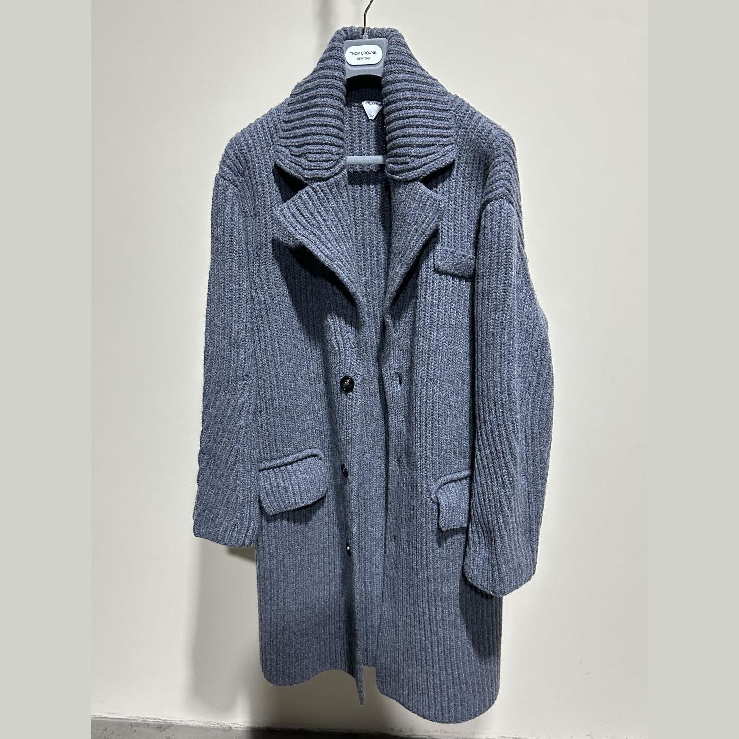 Bottega Veneta Felted Wool Knitted Coat - EUR FASHION