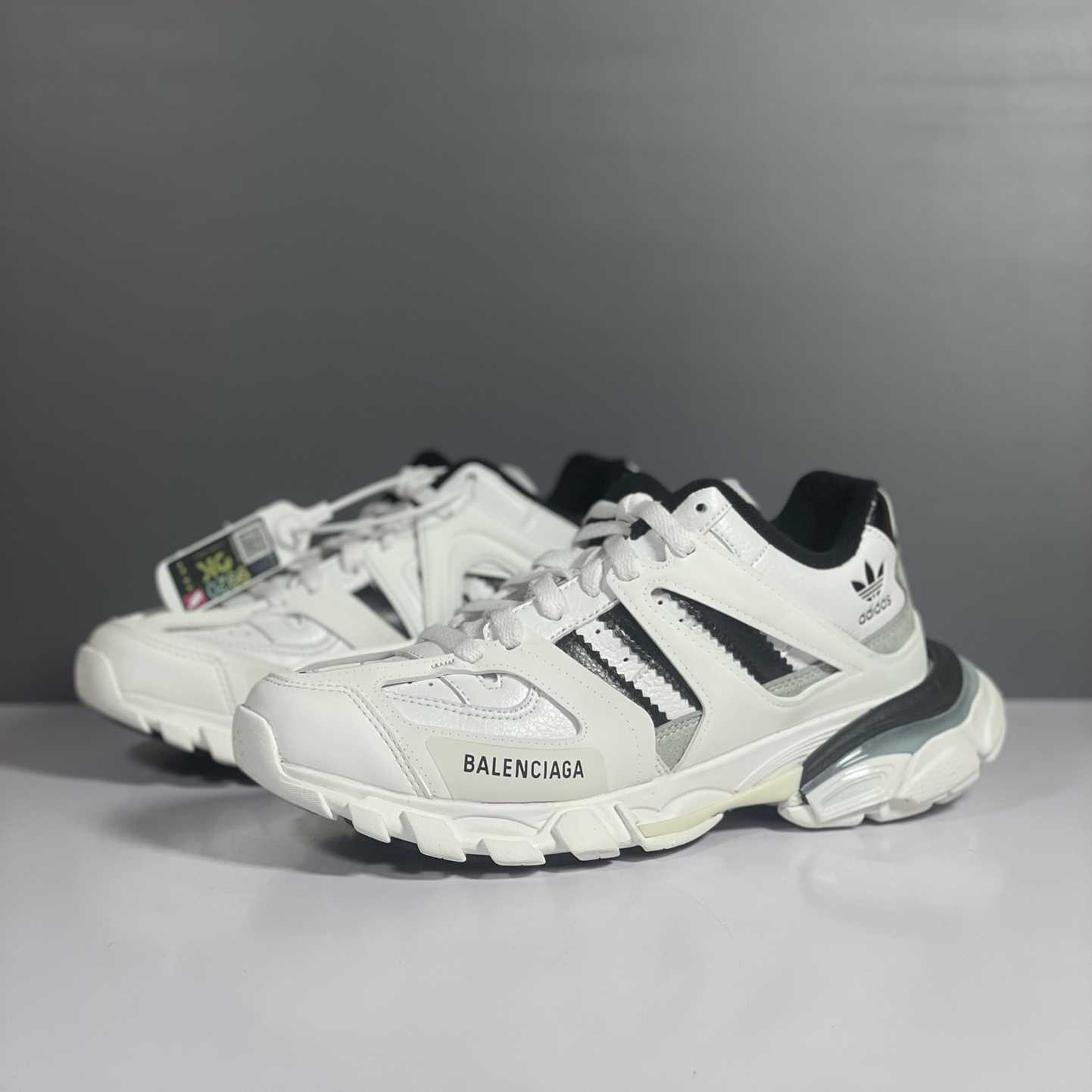Adidas x Balenciaga Track Sneaker 'White Black' - EUR FASHION