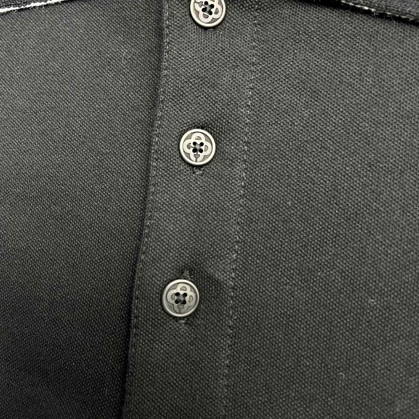 Casablanca Chenille Collar Raglan Polo Shirt   c1107 - EUR FASHION