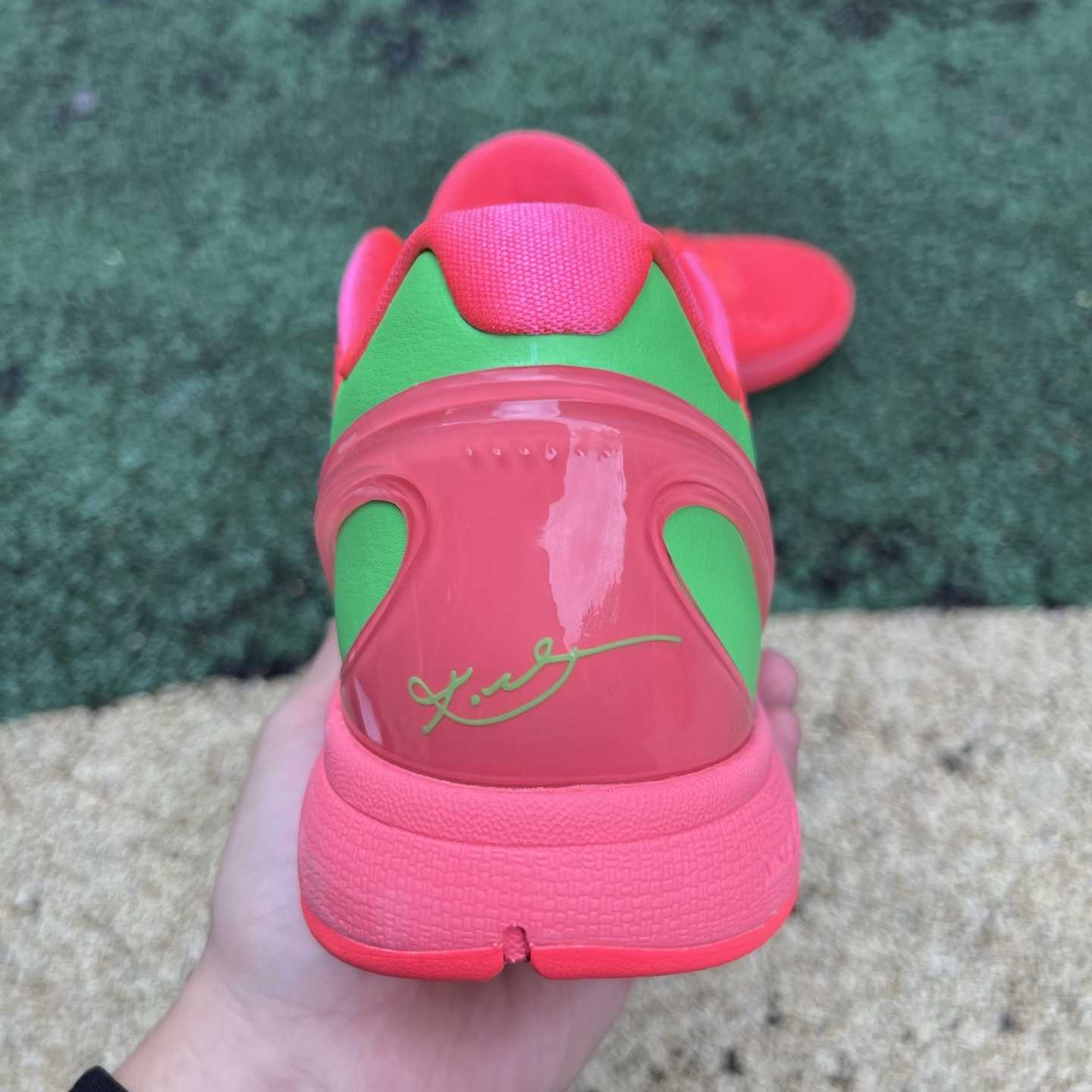 Nike Zoom Kobe 6 Protro “Reverse All-Star” Custom Basketball Shoes Red/Green  - EUR FASHION