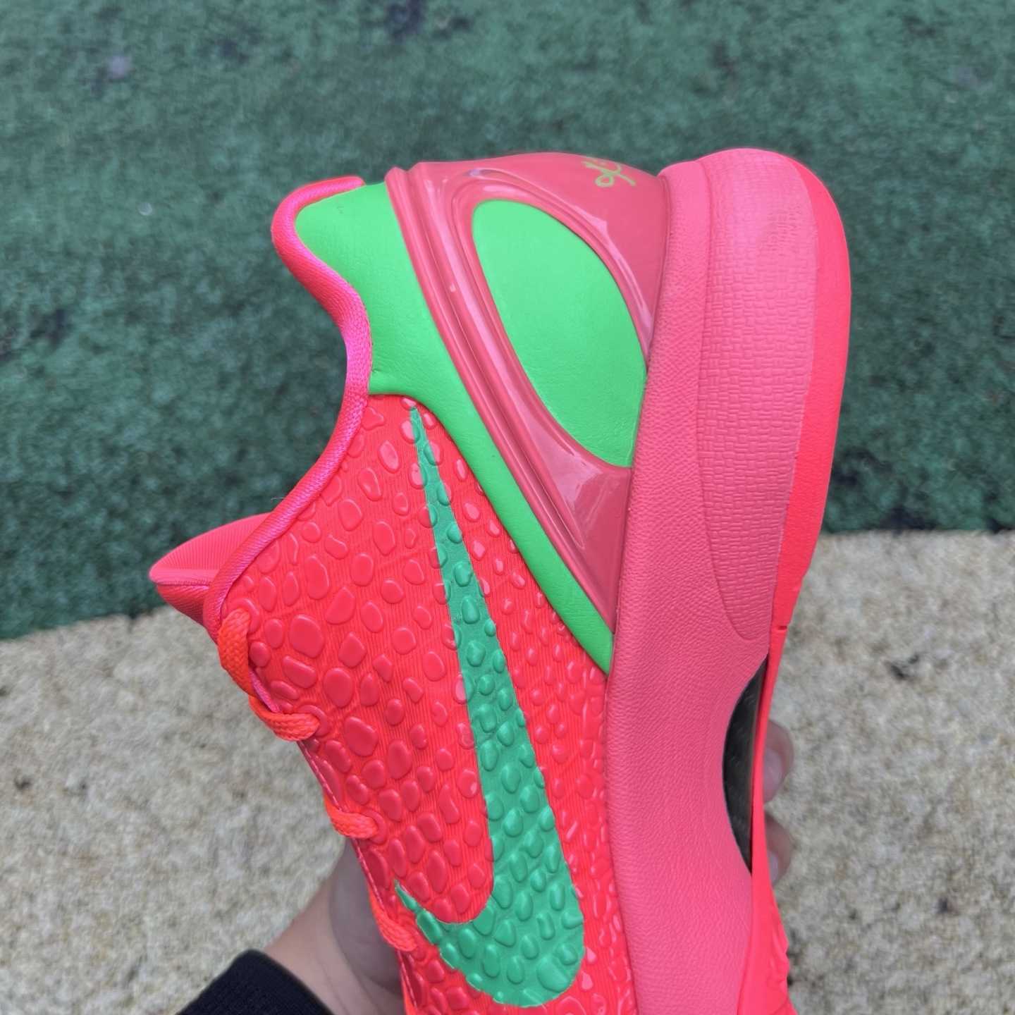 Nike Zoom Kobe 6 Protro “Reverse All-Star” Custom Basketball Shoes Red/Green  - EUR FASHION