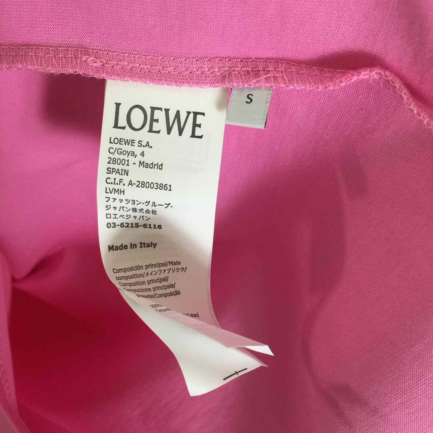 Loewe Relaxed Fit T-shirt In Cotton - EUR FASHION