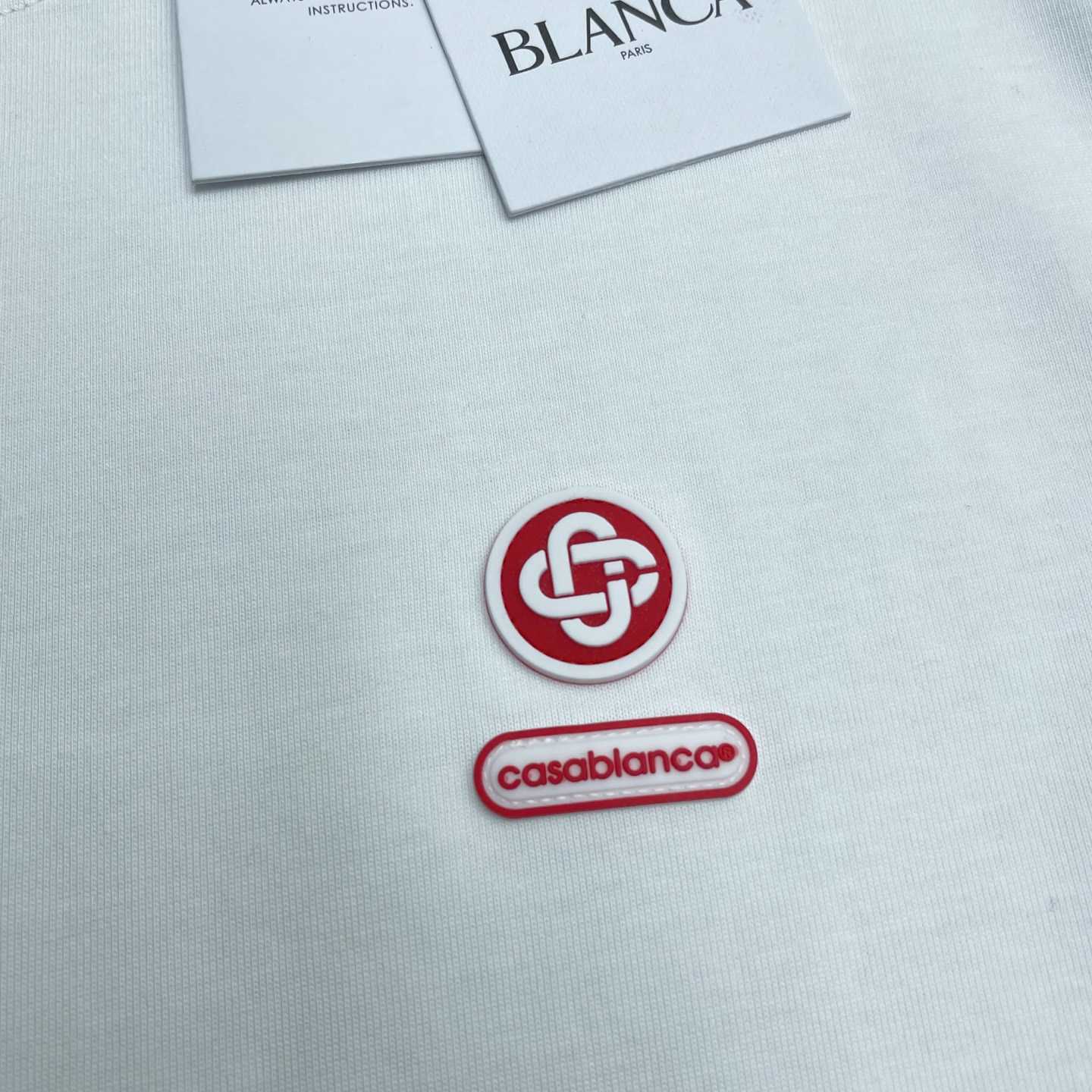 Casablanca Logo-patch Cotton T-shirt   C1076 - EUR FASHION