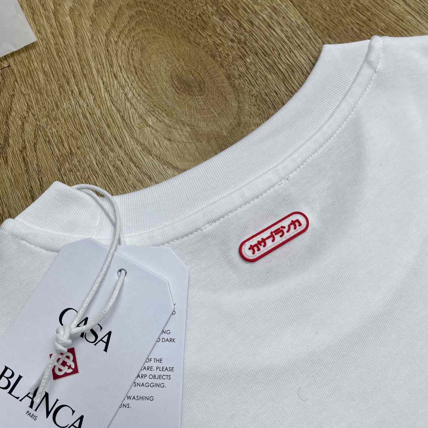 Casablanca Logo-patch Cotton T-shirt   C1076 - EUR FASHION