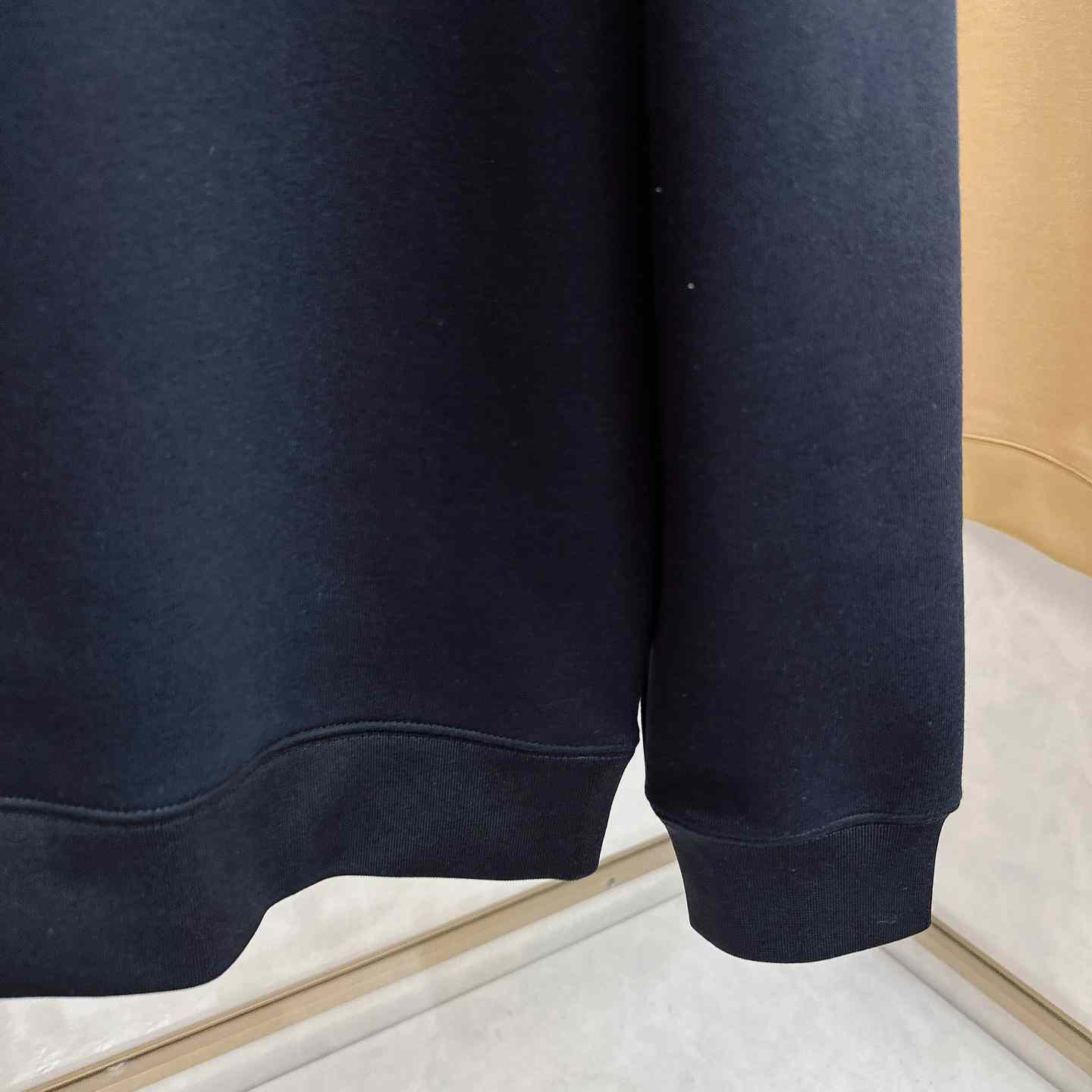 Burberry Check Collar Cotton Half-zip Sweatshirt - EUR FASHION