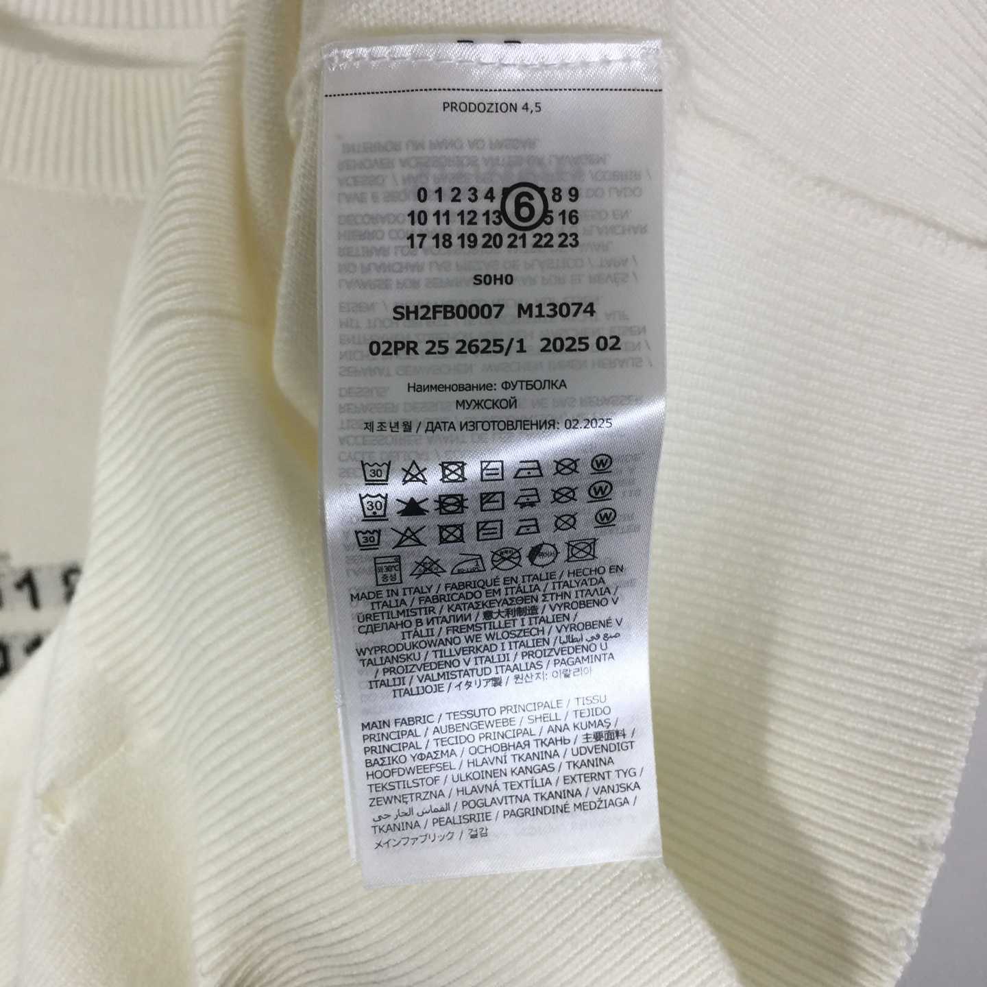 MM6 Maison Margiela Numbers-motif Sweater - EUR FASHION