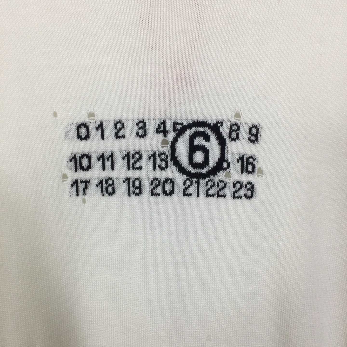 MM6 Maison Margiela Numbers-motif Sweater - EUR FASHION