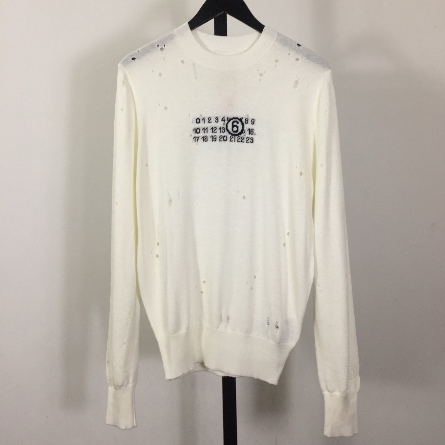 MM6 Maison Margiela Numbers-motif Sweater - EUR FASHION