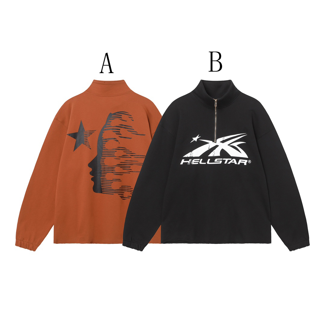 Hellstar Half Zip Sweatshirt - EUR FASHION