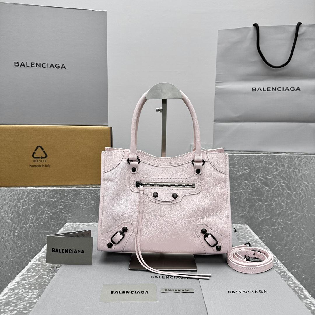 Balenciaga Le City Tote Bag Mini In Petal Pink - EUR FASHION