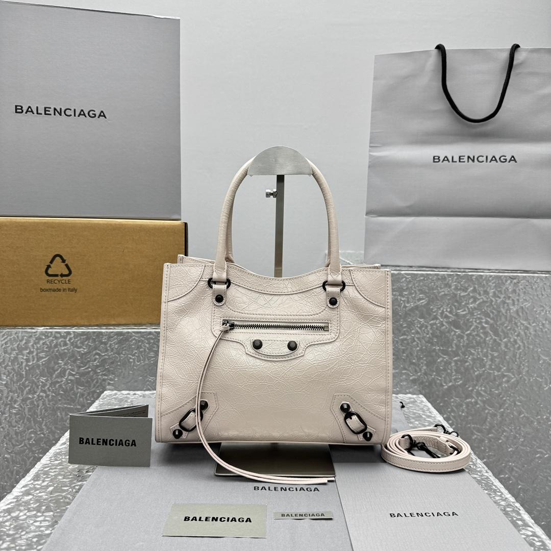 Balenciaga Le City Tote Bag Mini In Almond  - EUR FASHION