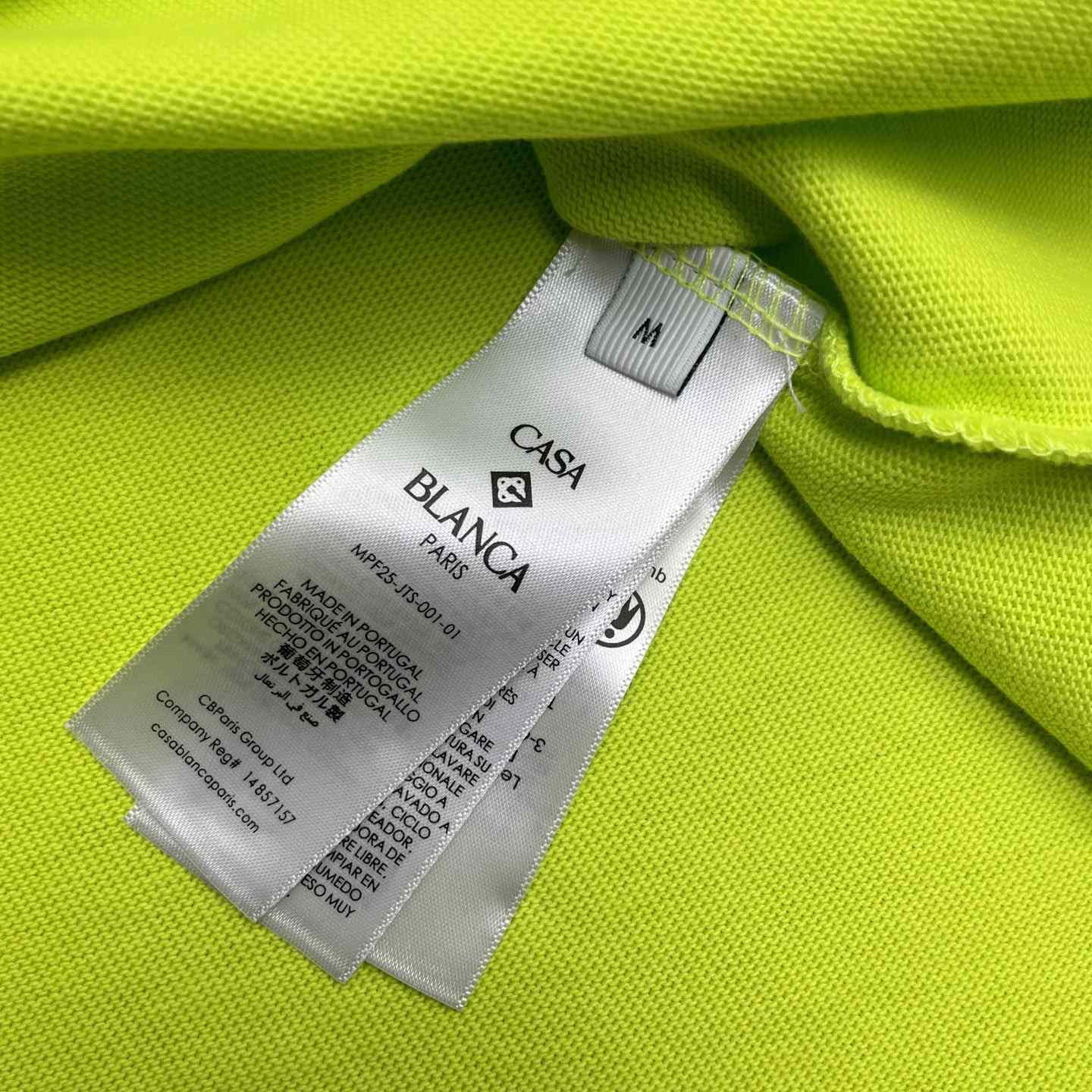 Casablanca Logo-patch Cotton T-shirt   C1079 - EUR FASHION