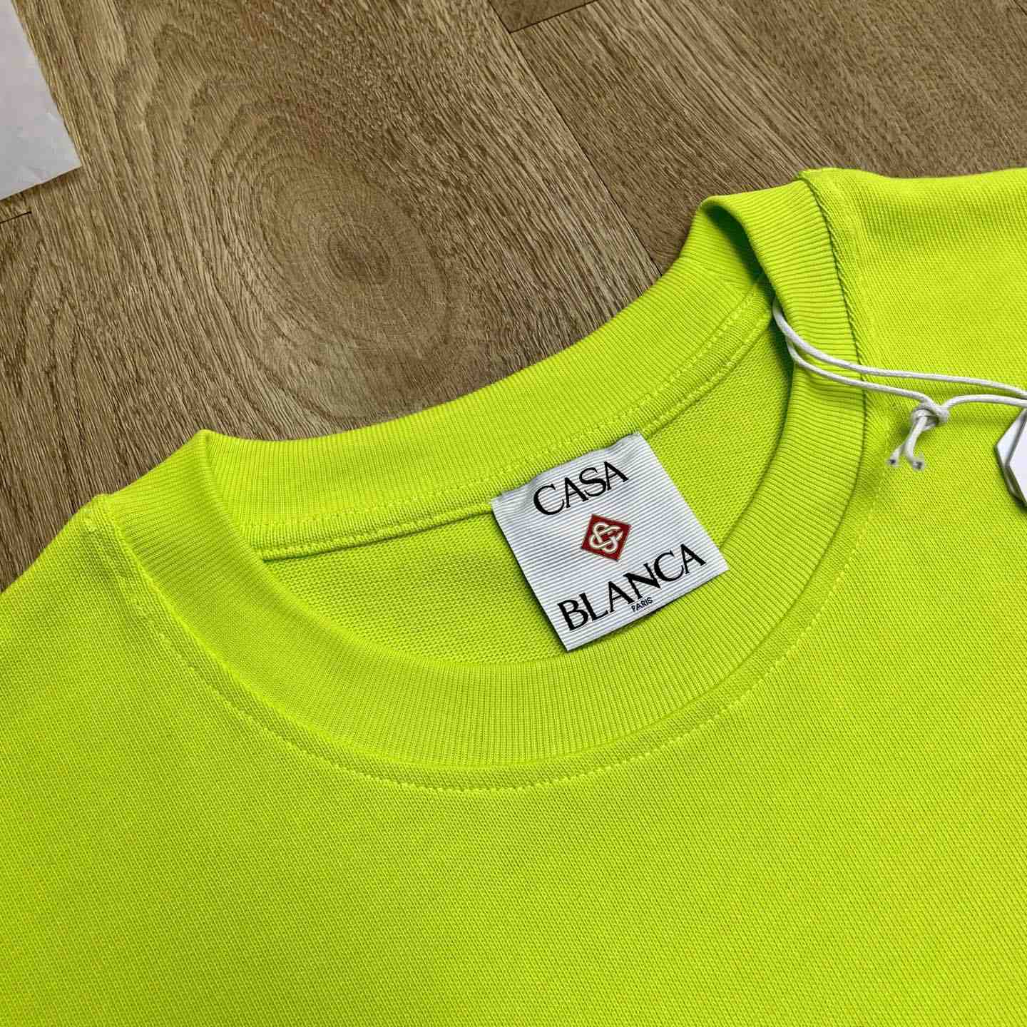 Casablanca Logo-patch Cotton T-shirt   C1079 - EUR FASHION