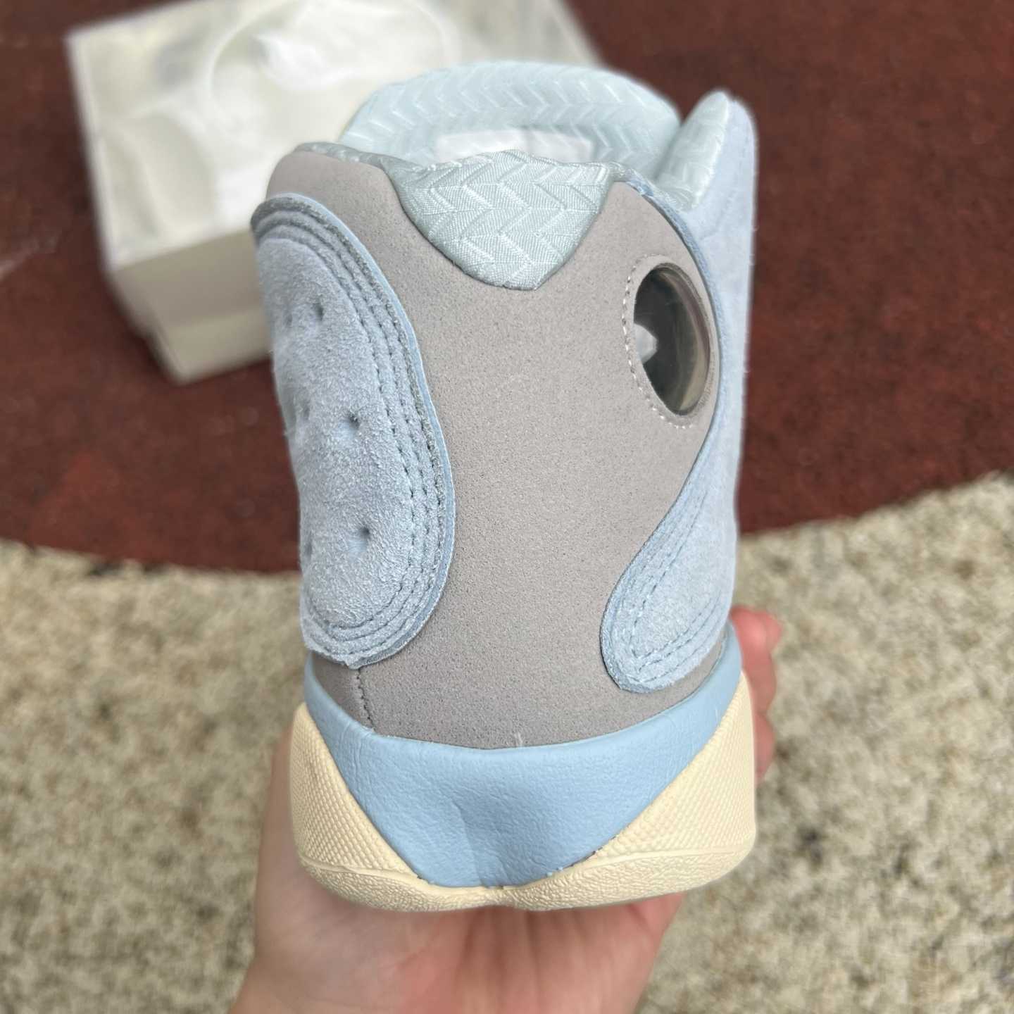 SoleFly x Air Jordan 13 “White/Light Blue” High-Top Lifestyle Sneakers DX5763-100 - EUR FASHION