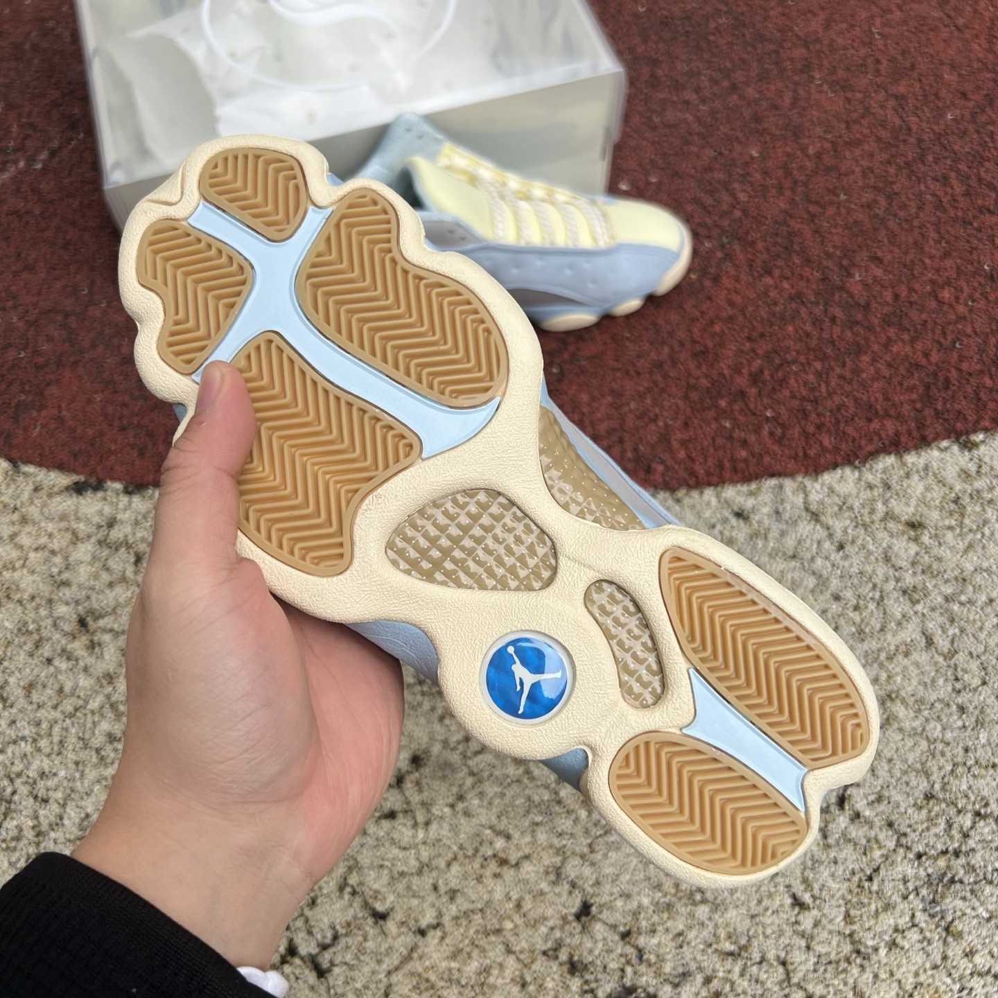 SoleFly x Air Jordan 13 “White/Light Blue” High-Top Lifestyle Sneakers DX5763-100 - EUR FASHION