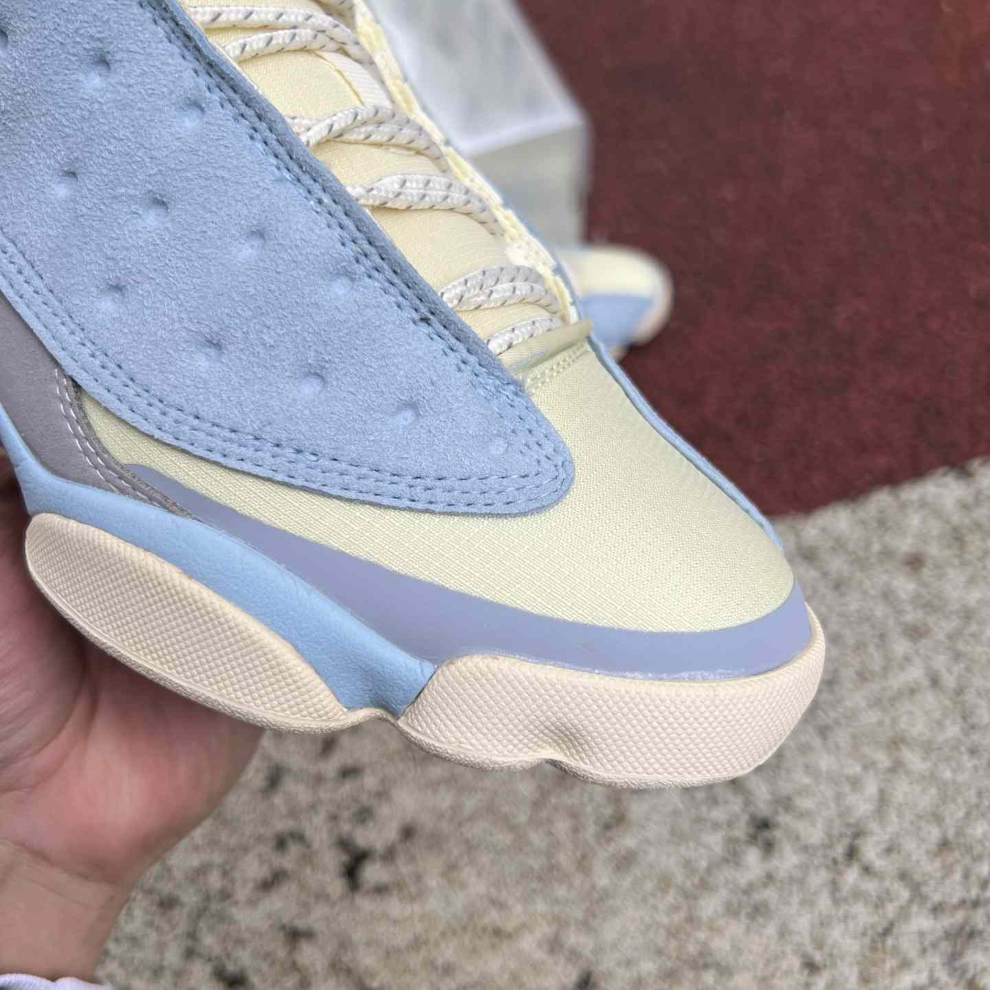 SoleFly x Air Jordan 13 “White/Light Blue” High-Top Lifestyle Sneakers DX5763-100 - EUR FASHION