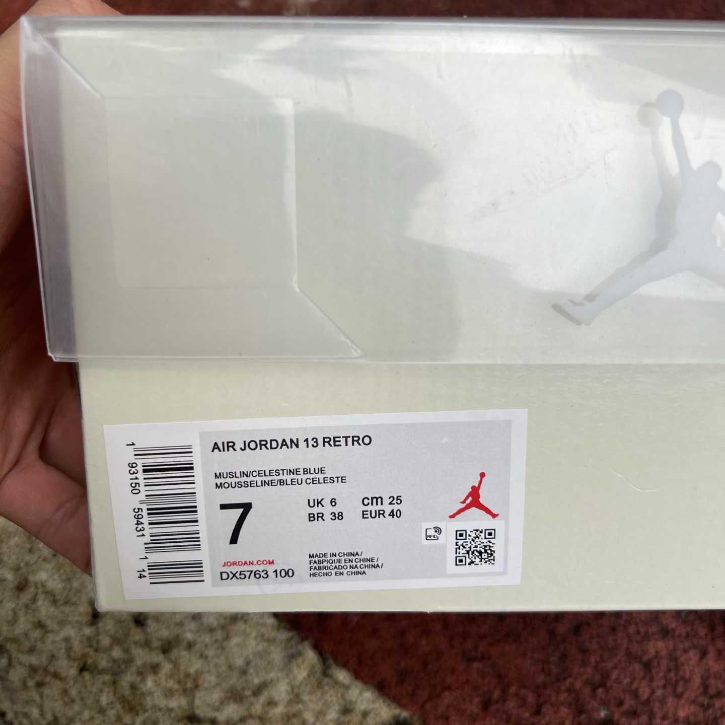 SoleFly x Air Jordan 13 “White/Light Blue” High-Top Lifestyle Sneakers DX5763-100 - EUR FASHION