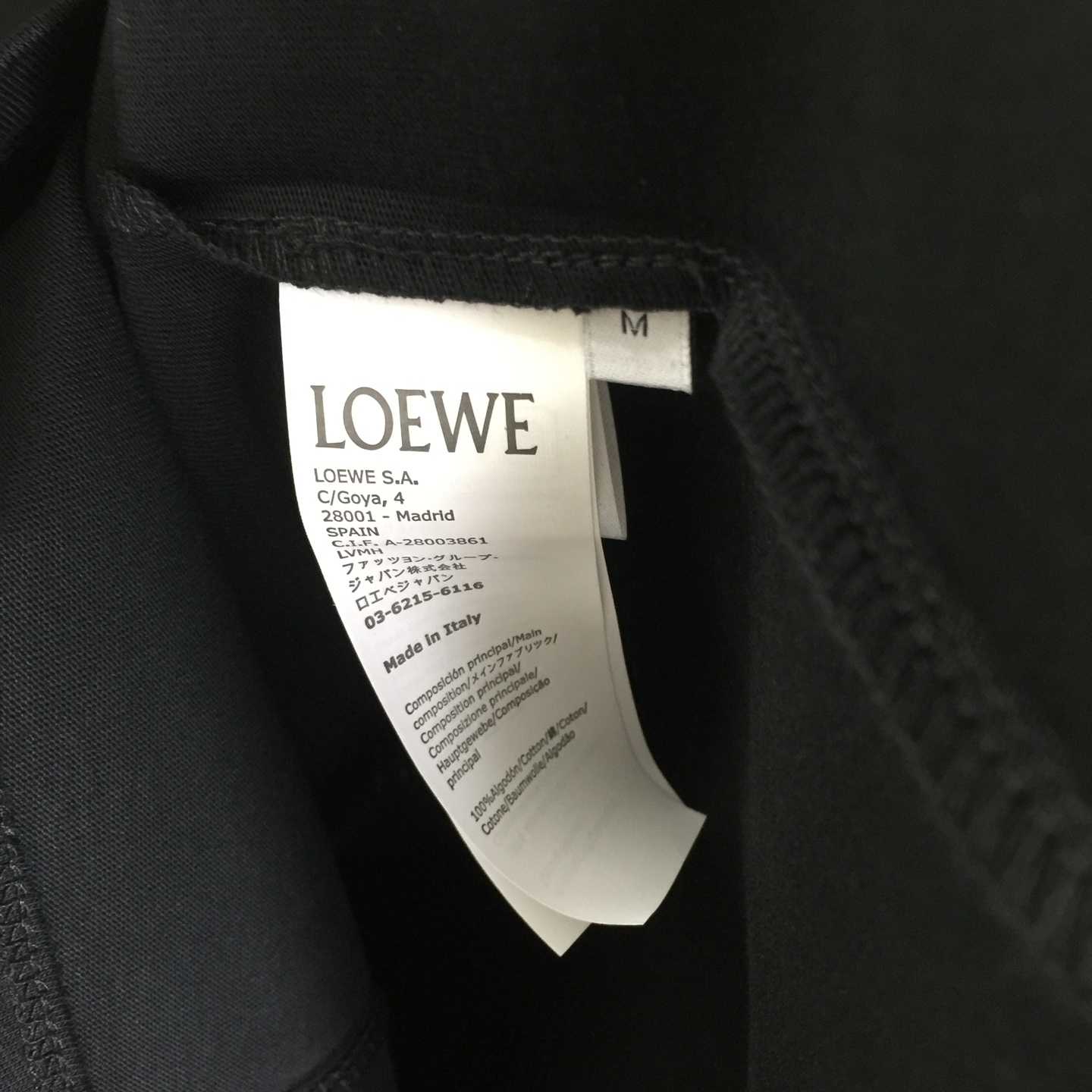 Loewe Relaxed Fit T-shirt In Cotton - EUR FASHION