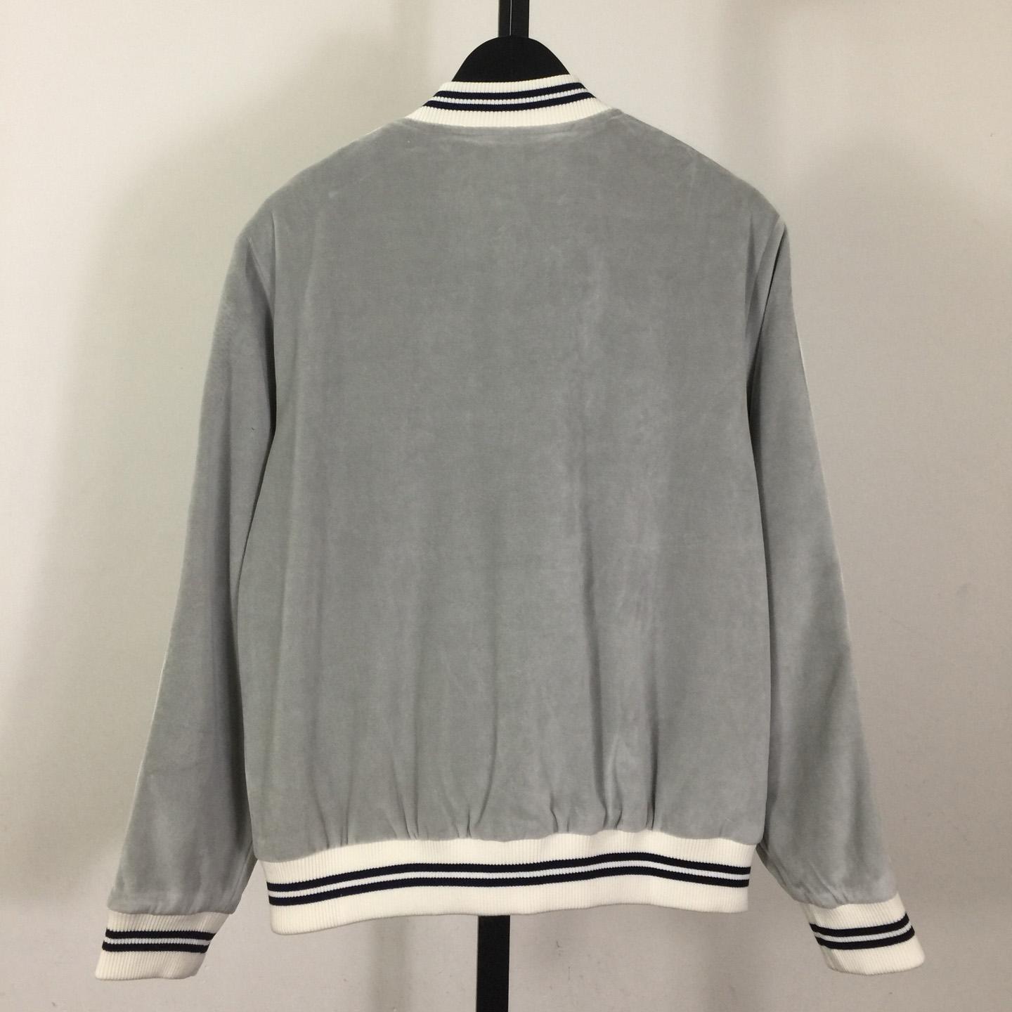 Celine Teddy Tracksuit Jacket In Velvet Jersey - EUR FASHION