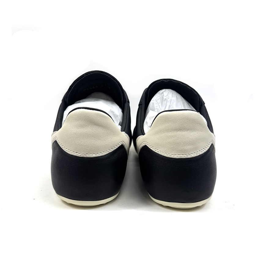 Rick Owens Minimal Sneak Leather Panel Sneakers - EUR FASHION