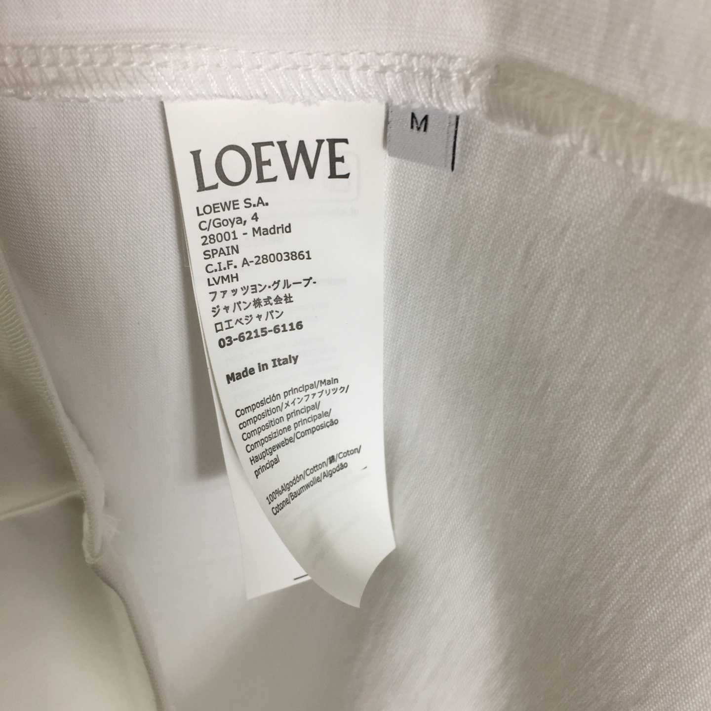 Loewe Relaxed Fit T-shirt In Cotton - EUR FASHION