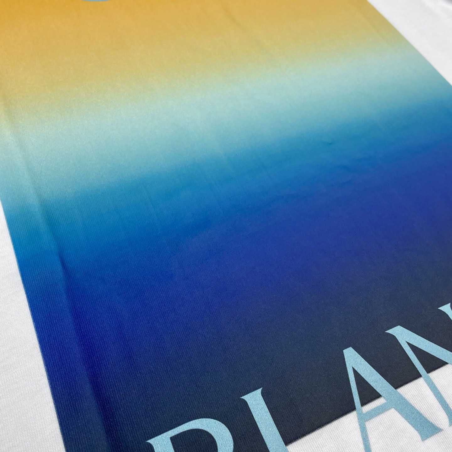 Casablanca Gradient Square Short Sleeve T-Shirt   C1102 - EUR FASHION