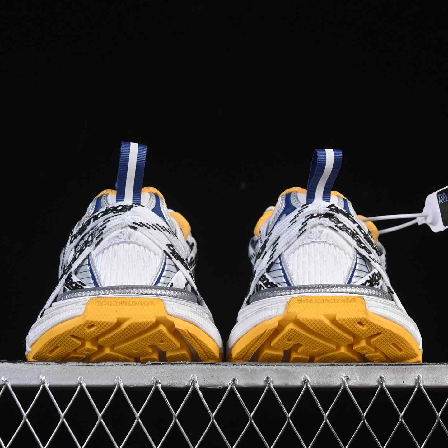  Balenciaga 3XL “White Yellow” Mesh Lace-Up Sneaker - EUR FASHION